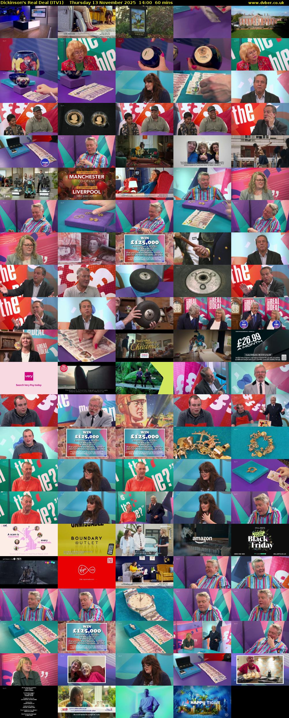 Dickinson's Real Deal (ITV1) Thursday 13 November 2025 14:00 - 15:00