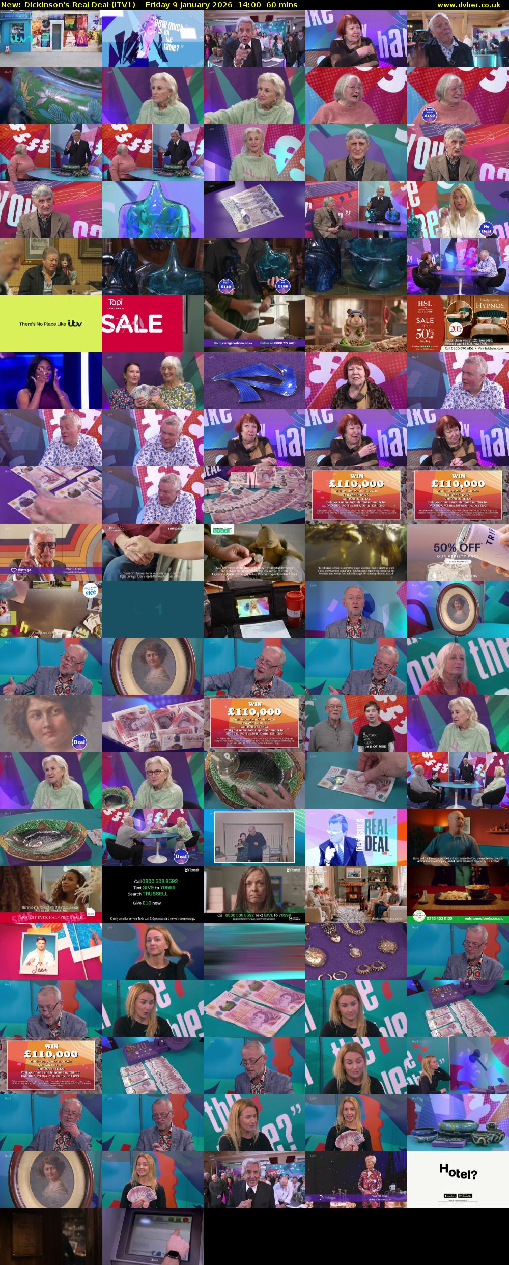 Dickinson's Real Deal (ITV1) Friday 9 January 2026 14:00 - 15:00