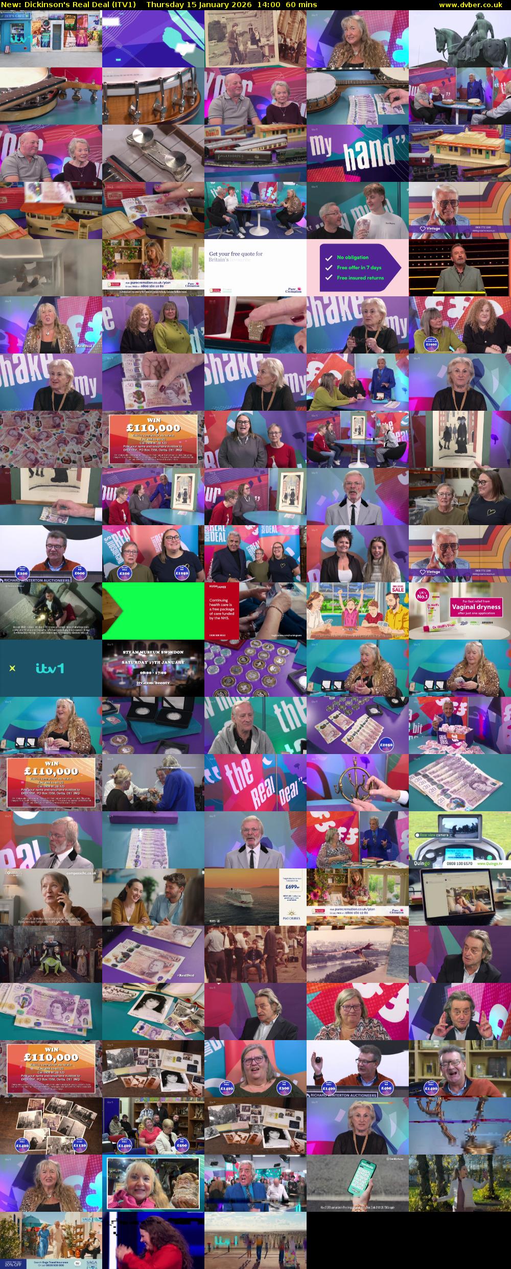 Dickinson's Real Deal (ITV1) Thursday 15 January 2026 14:00 - 15:00