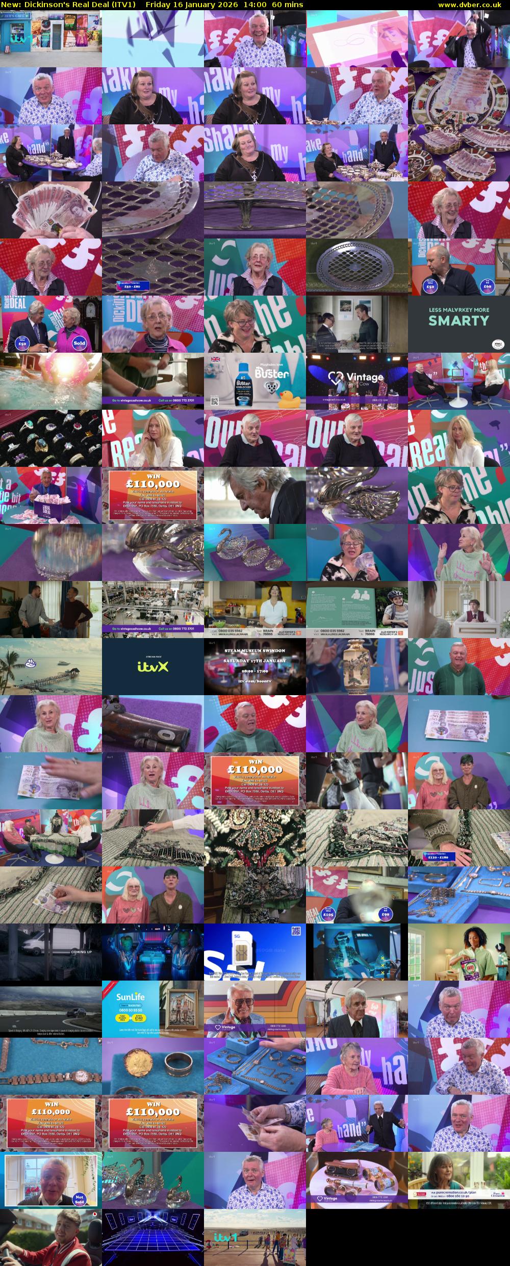 Dickinson's Real Deal (ITV1) Friday 16 January 2026 14:00 - 15:00