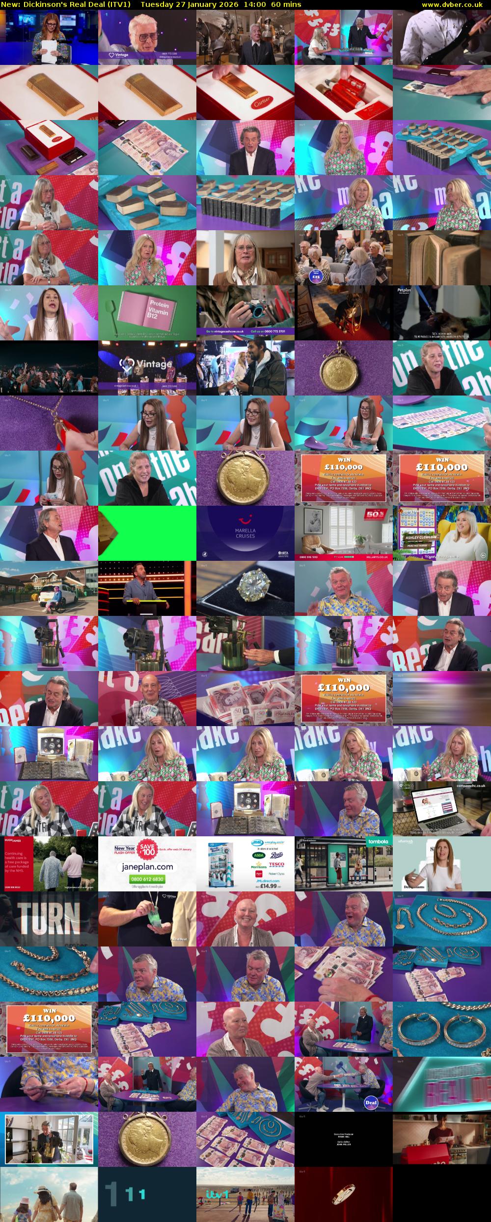 Dickinson's Real Deal (ITV1) Tuesday 27 January 2026 14:00 - 15:00