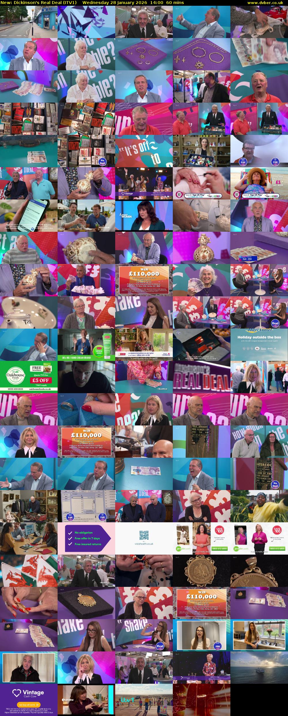 Dickinson's Real Deal (ITV1) Wednesday 28 January 2026 14:00 - 15:00