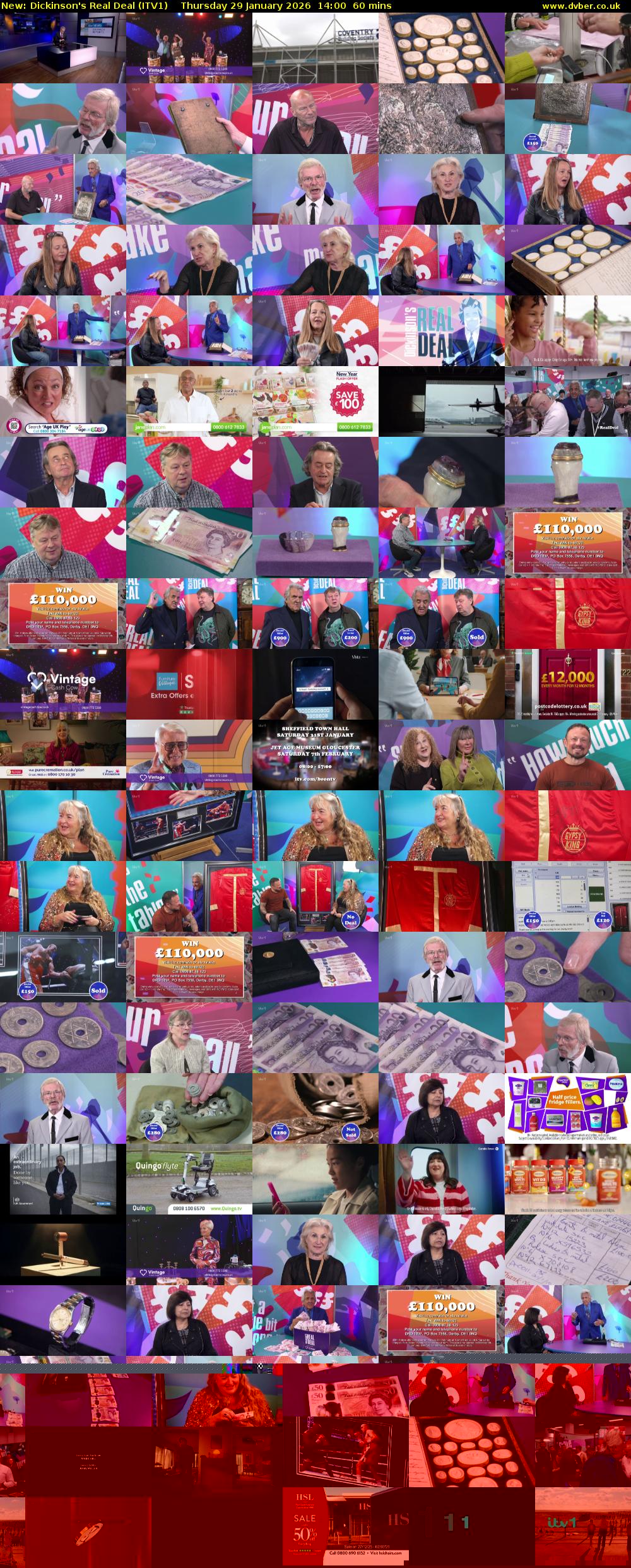 Dickinson's Real Deal (ITV1) Thursday 29 January 2026 14:00 - 15:00