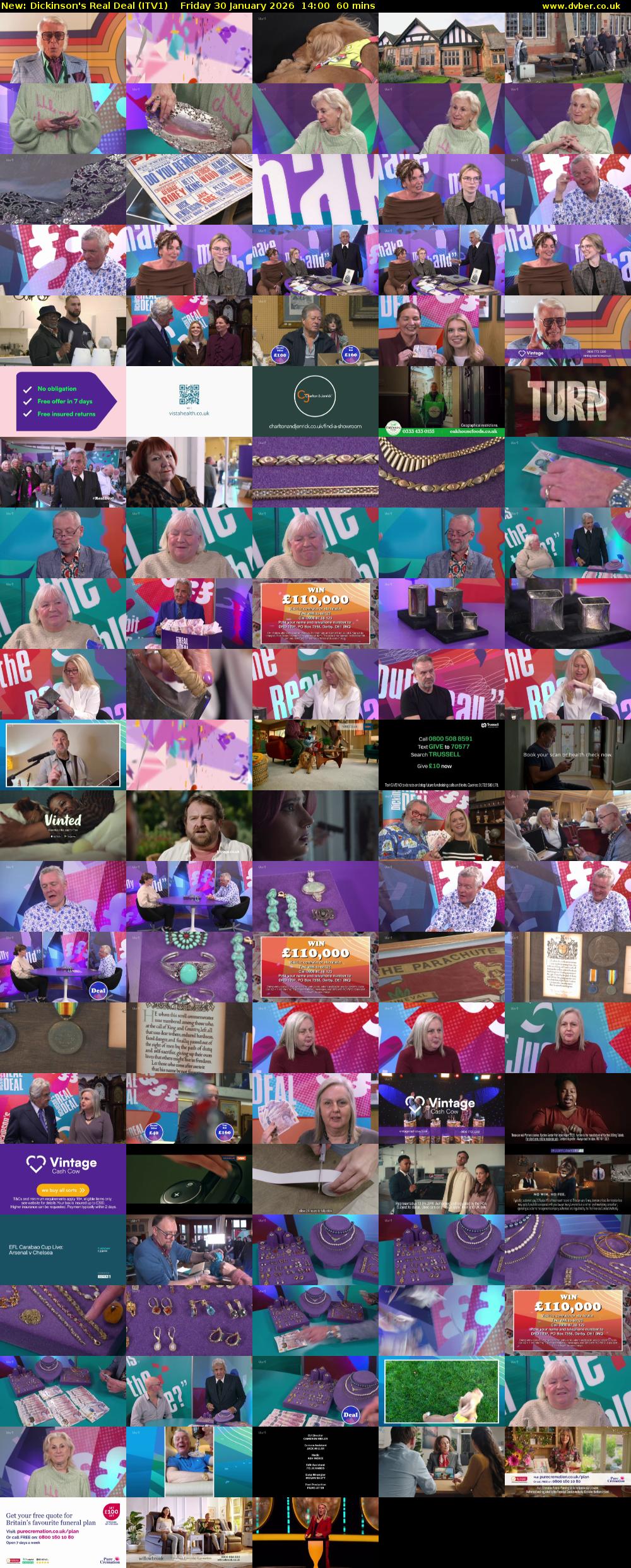 Dickinson's Real Deal (ITV1) Friday 30 January 2026 14:00 - 15:00