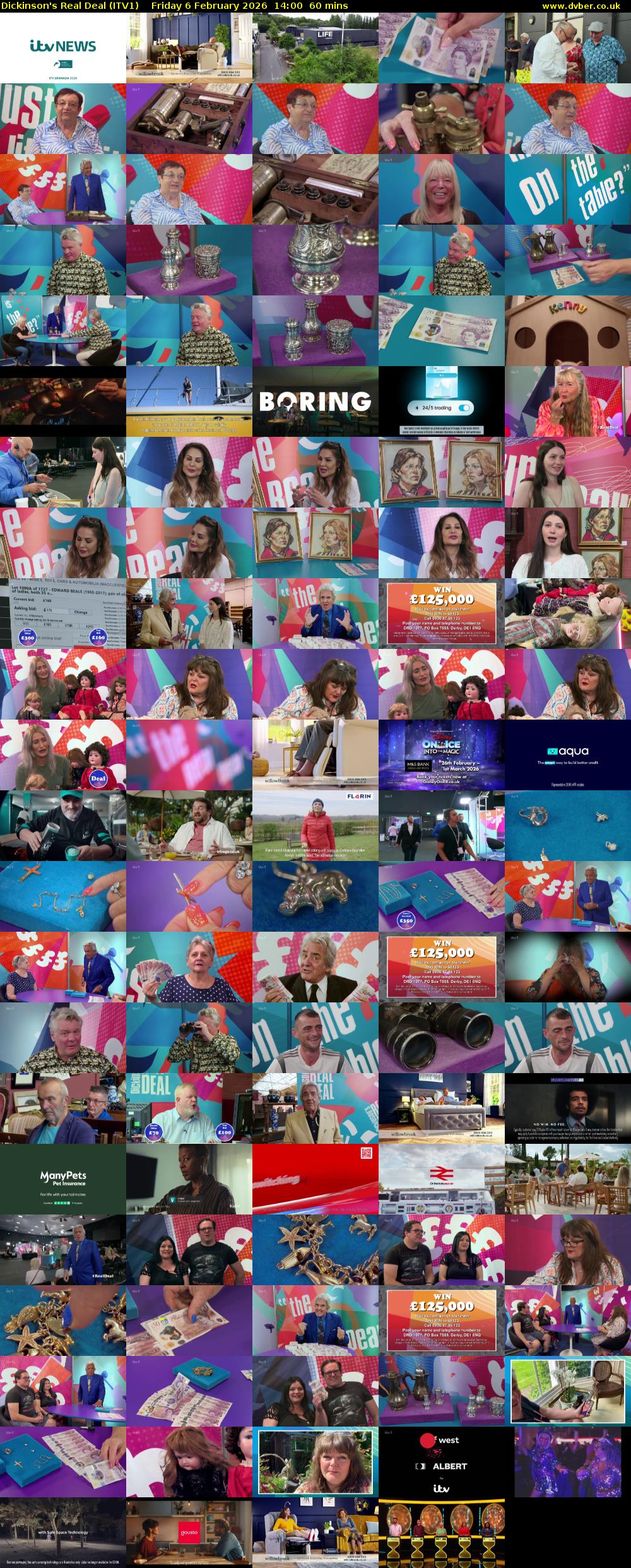 Dickinson's Real Deal (ITV1) Friday 6 February 2026 14:00 - 15:00