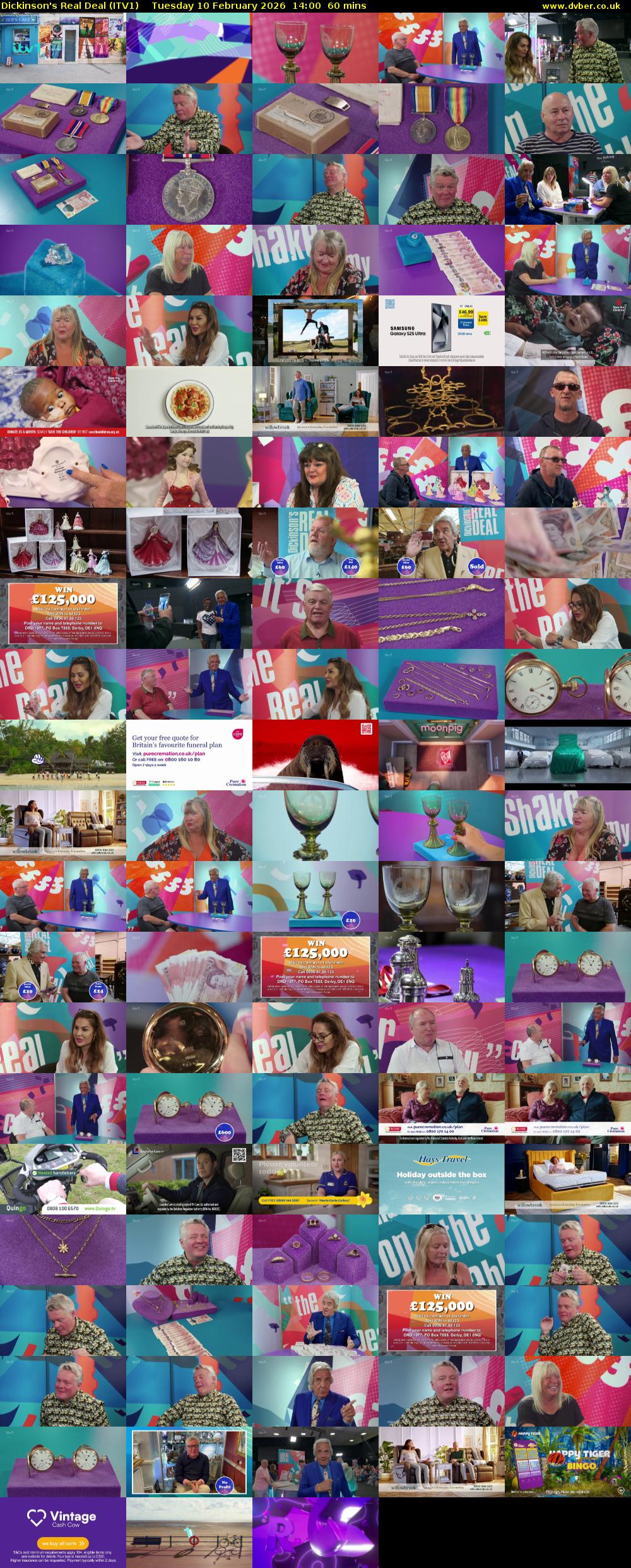 Dickinson's Real Deal (ITV1) Tuesday 10 February 2026 14:00 - 15:00