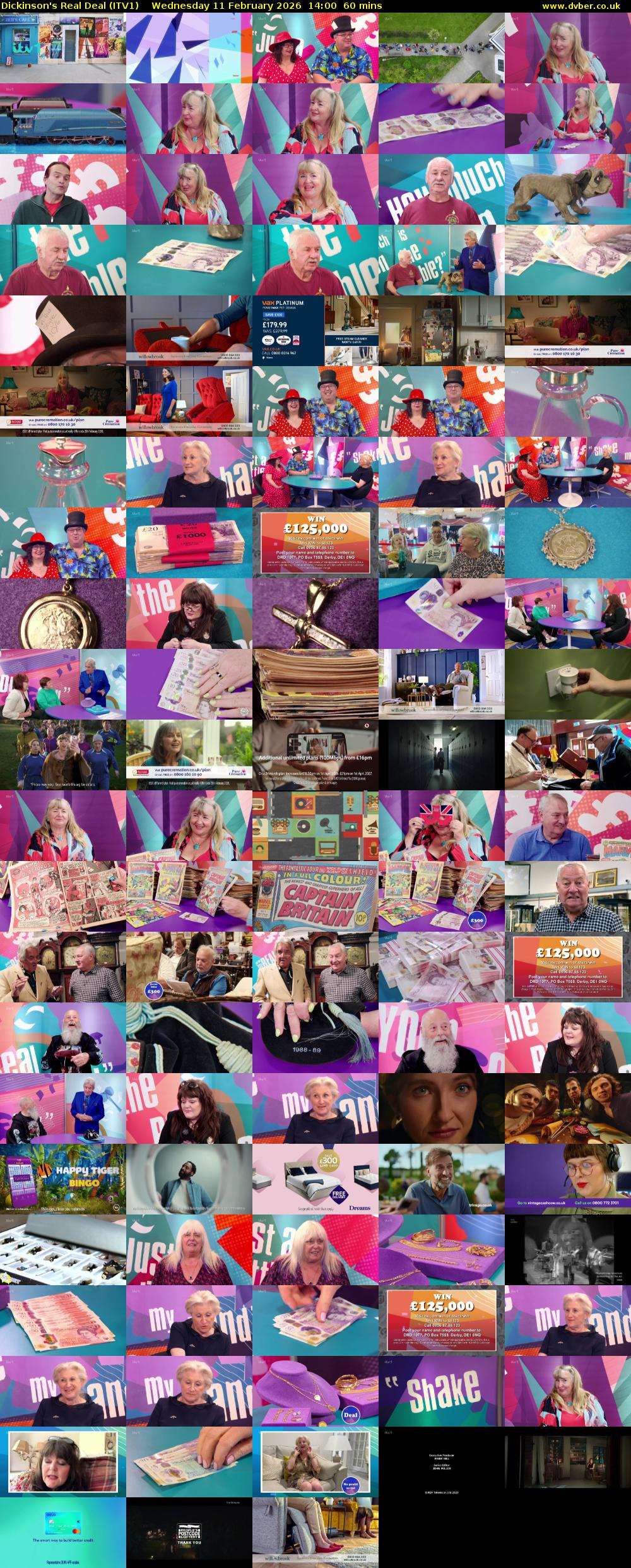 Dickinson's Real Deal (ITV1) Wednesday 11 February 2026 14:00 - 15:00