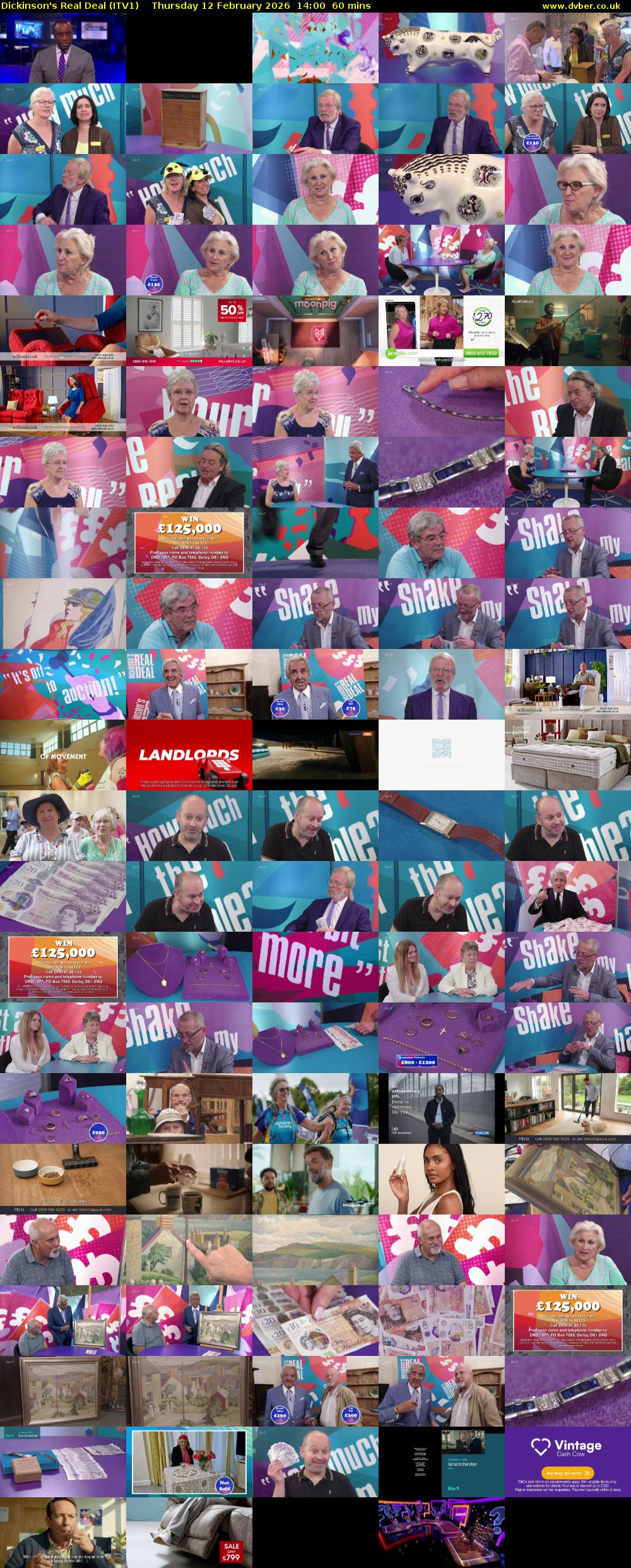 Dickinson's Real Deal (ITV1) Thursday 12 February 2026 14:00 - 15:00