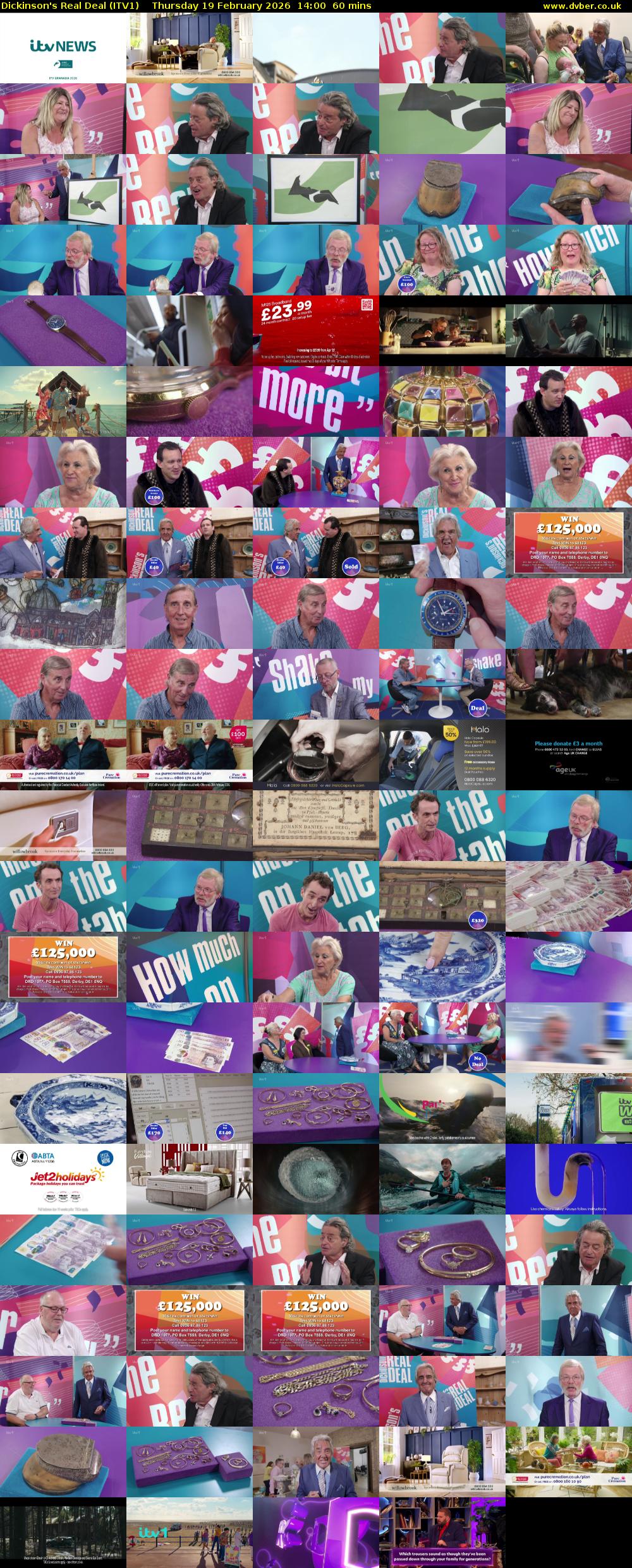 Dickinson's Real Deal (ITV1) Thursday 19 February 2026 14:00 - 15:00