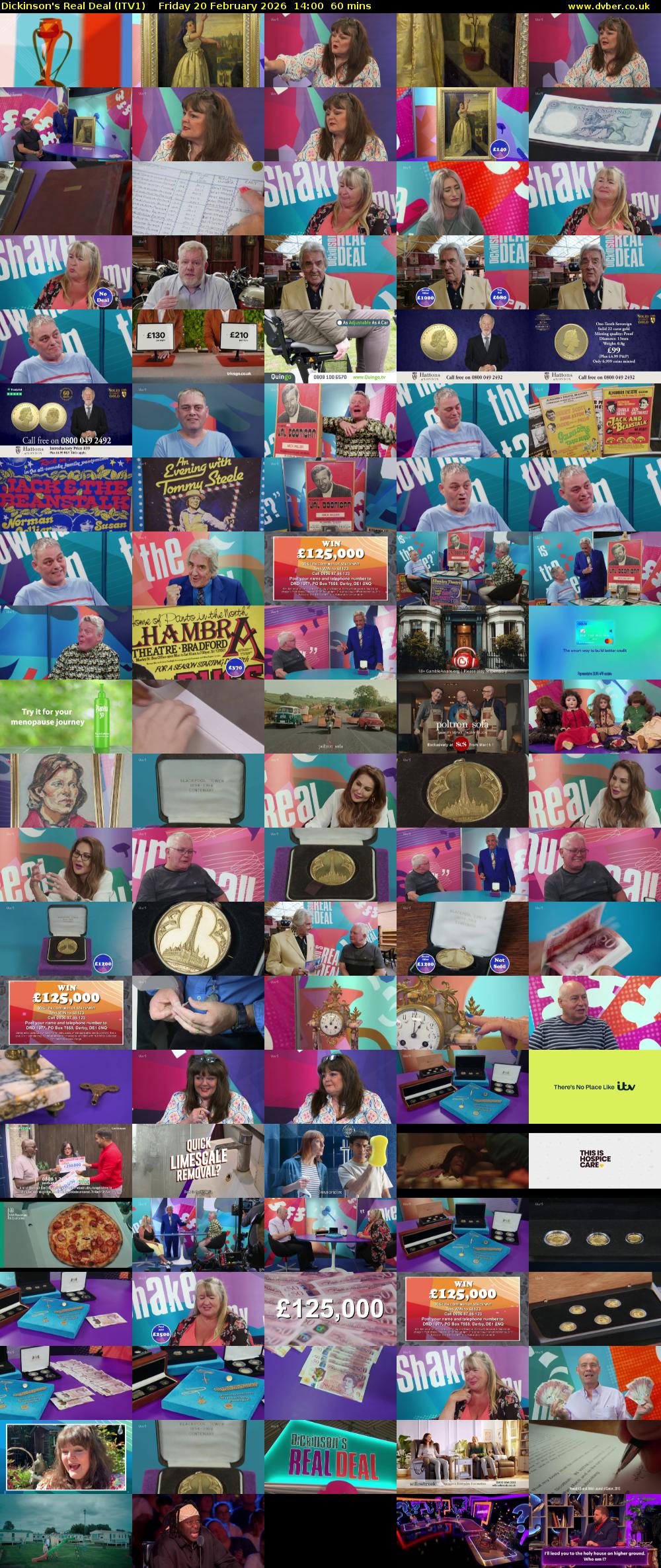 Dickinson's Real Deal (ITV1) Friday 20 February 2026 14:00 - 15:00