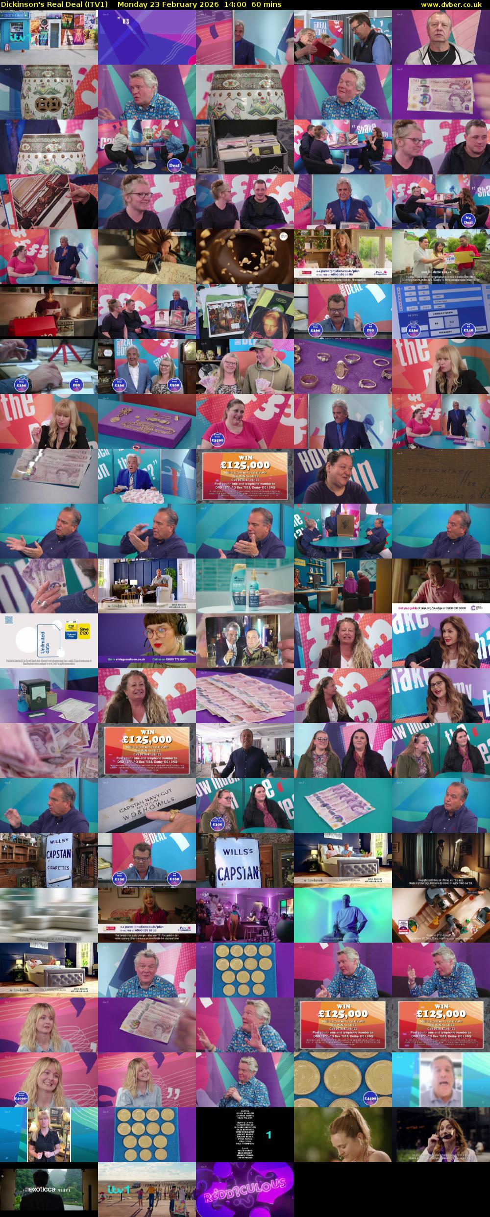 Dickinson's Real Deal (ITV1) Monday 23 February 2026 14:00 - 15:00