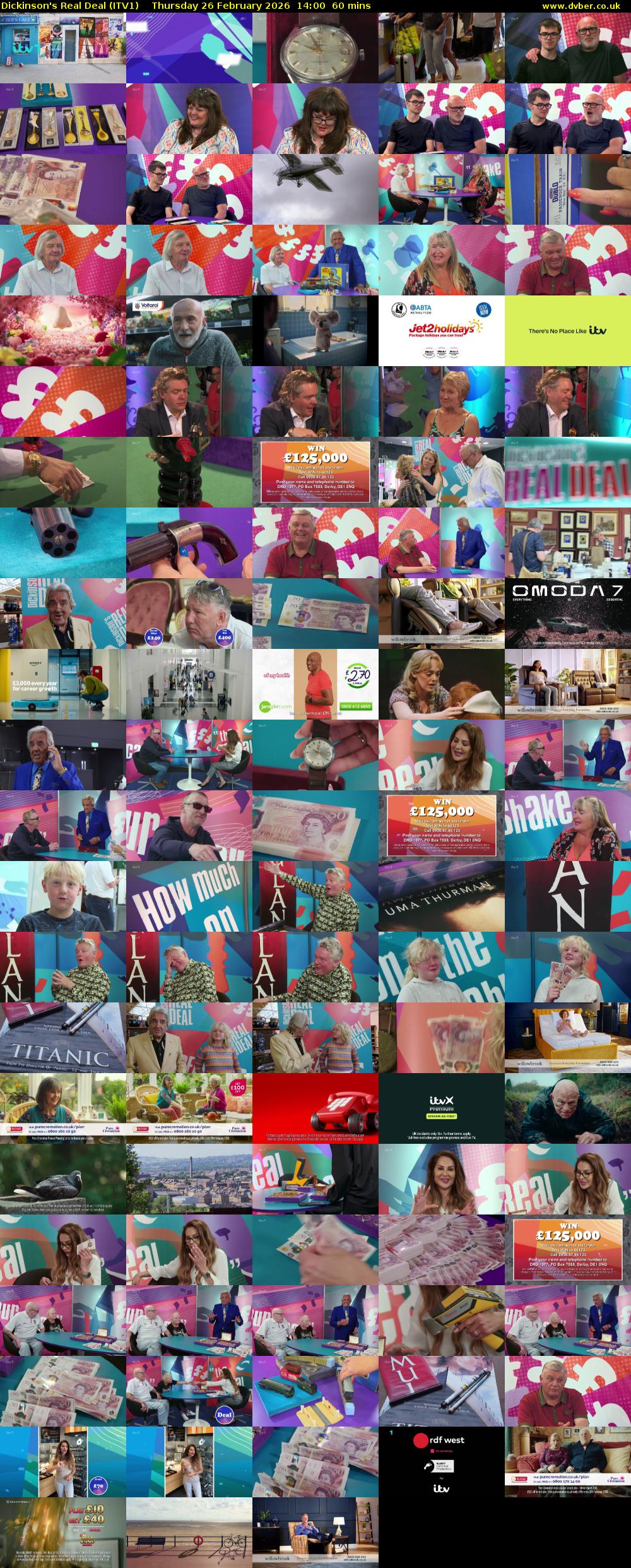 Dickinson's Real Deal (ITV1) Thursday 26 February 2026 14:00 - 15:00