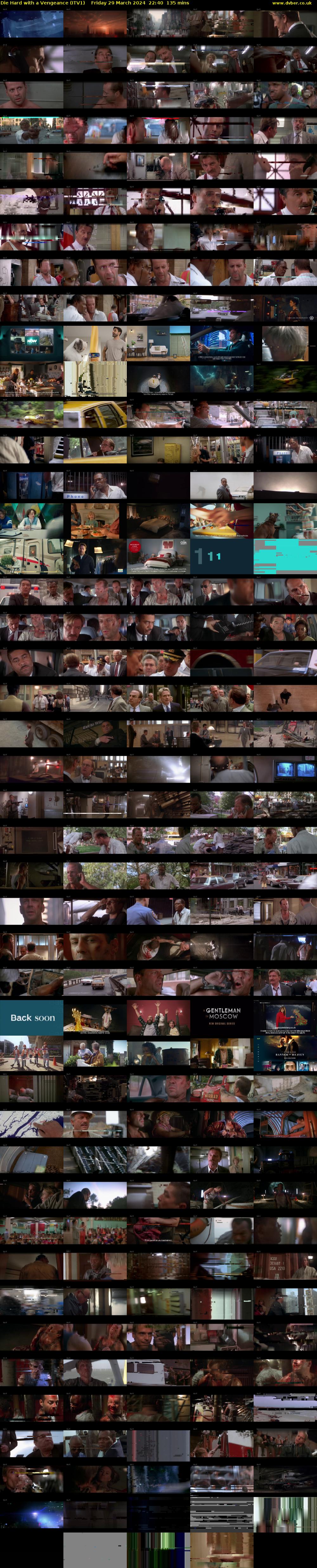 Die Hard with a Vengeance (ITV1) Friday 29 March 2024 22:40 - 00:55