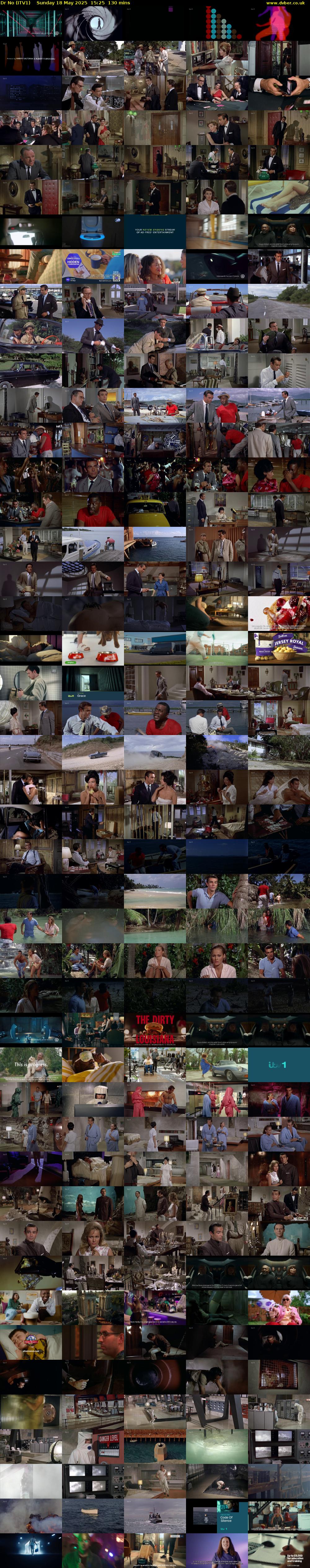 Dr No (ITV1) Sunday 18 May 2025 15:25 - 17:35