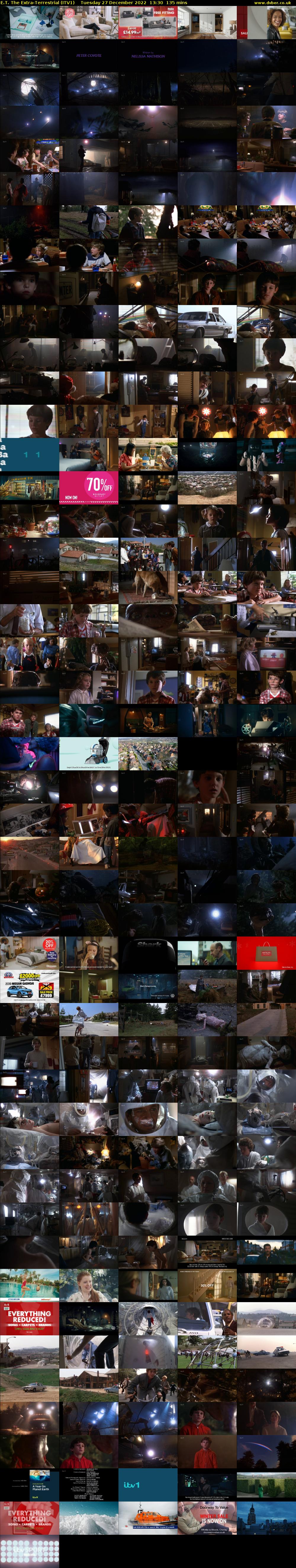 E.T. The Extra-Terrestrial (ITV1) Tuesday 27 December 2022 13:30 - 15:45