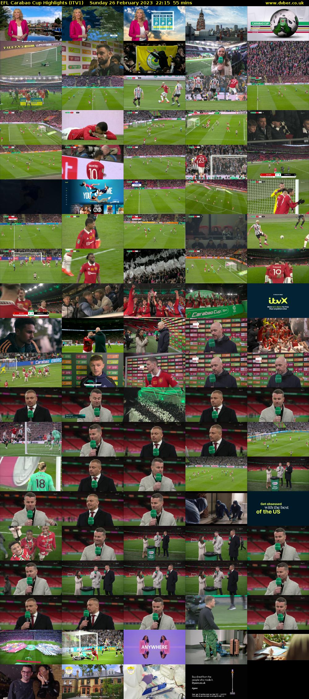 EFL Carabao Cup Highlights (ITV1) Sunday 26 February 2023 22:15 - 23:10
