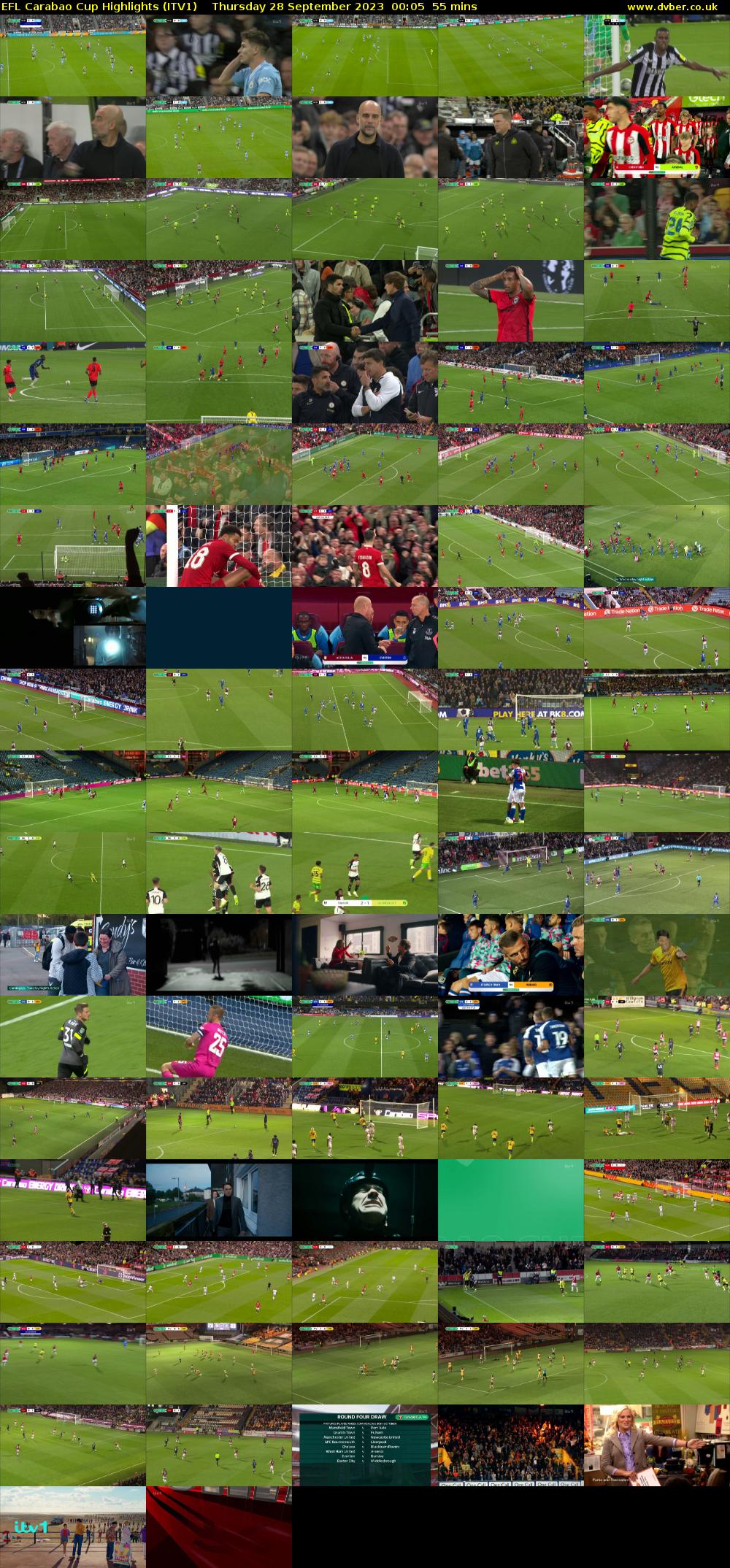 EFL Carabao Cup Highlights (ITV1) Thursday 28 September 2023 00:05 - 01:00