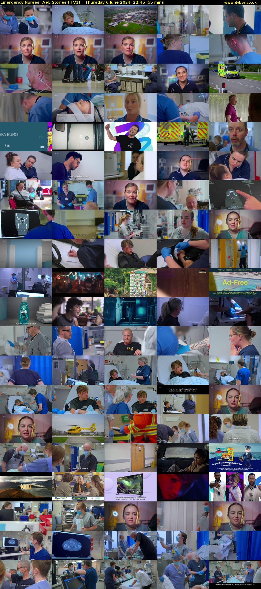 Emergency Nurses: A+E Stories (ITV1) Thursday 6 June 2024 22:45 - 23:40