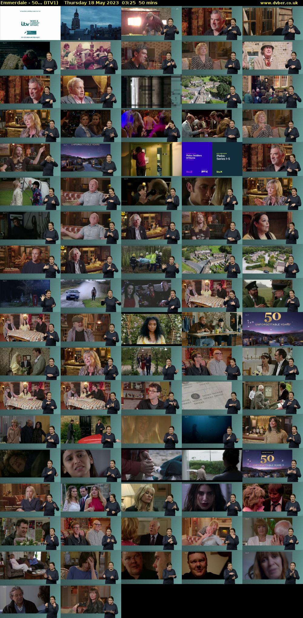 Emmerdale - 50... (ITV1) Thursday 18 May 2023 03:25 - 04:15