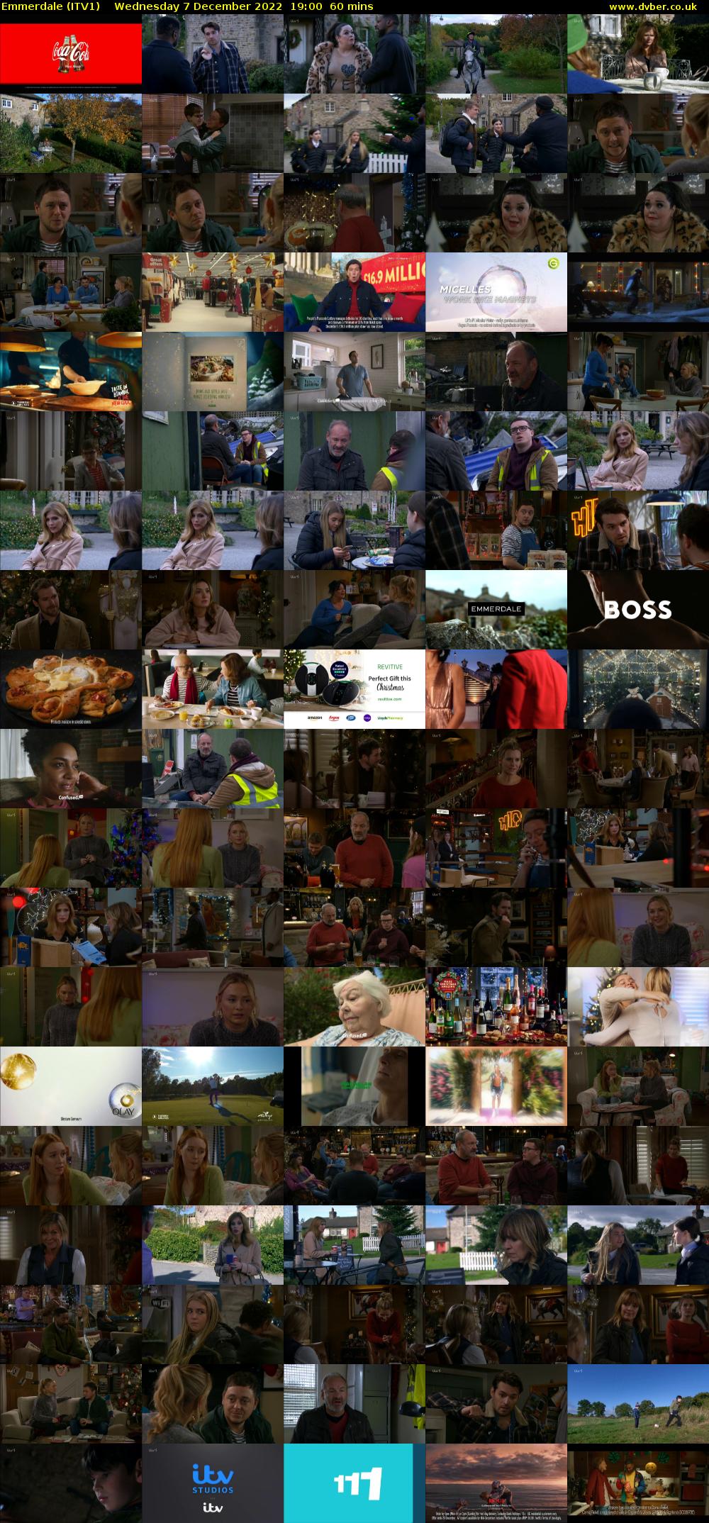 Emmerdale (ITV1) Wednesday 7 December 2022 19:00 - 20:00