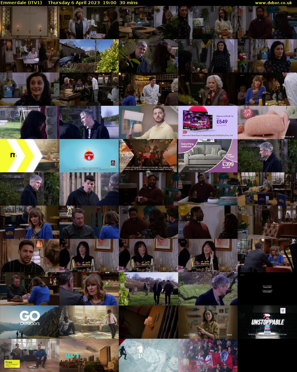 Emmerdale (ITV1) Thursday 6 April 2023 19:00 - 19:30