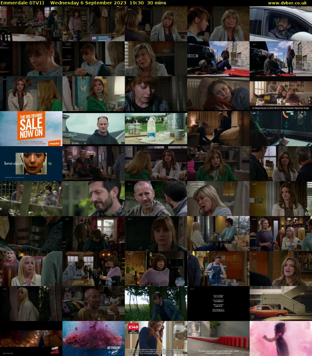 Emmerdale (ITV1) Wednesday 6 September 2023 19:30 - 20:00