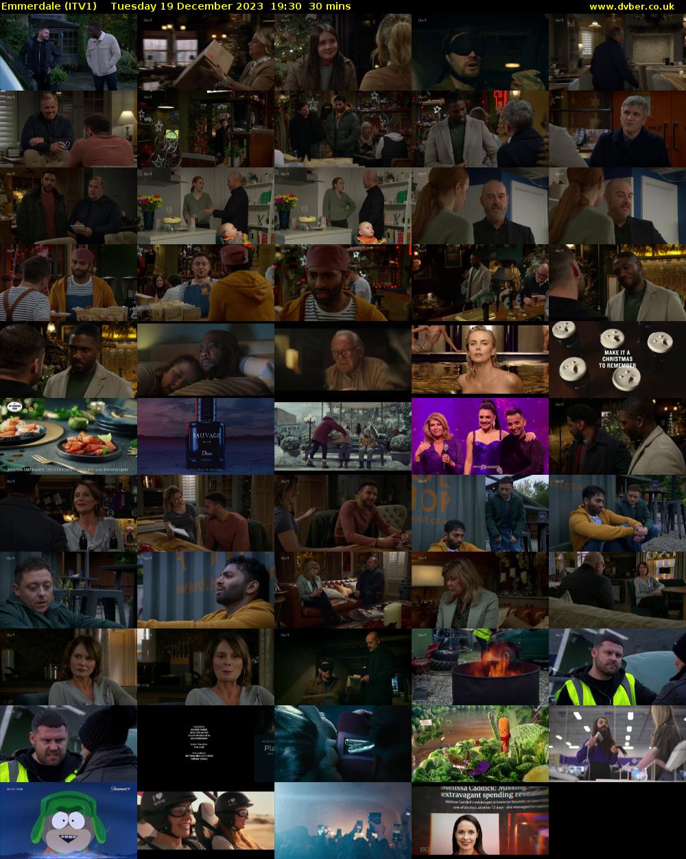 Emmerdale (ITV1) Tuesday 19 December 2023 19:30 - 20:00
