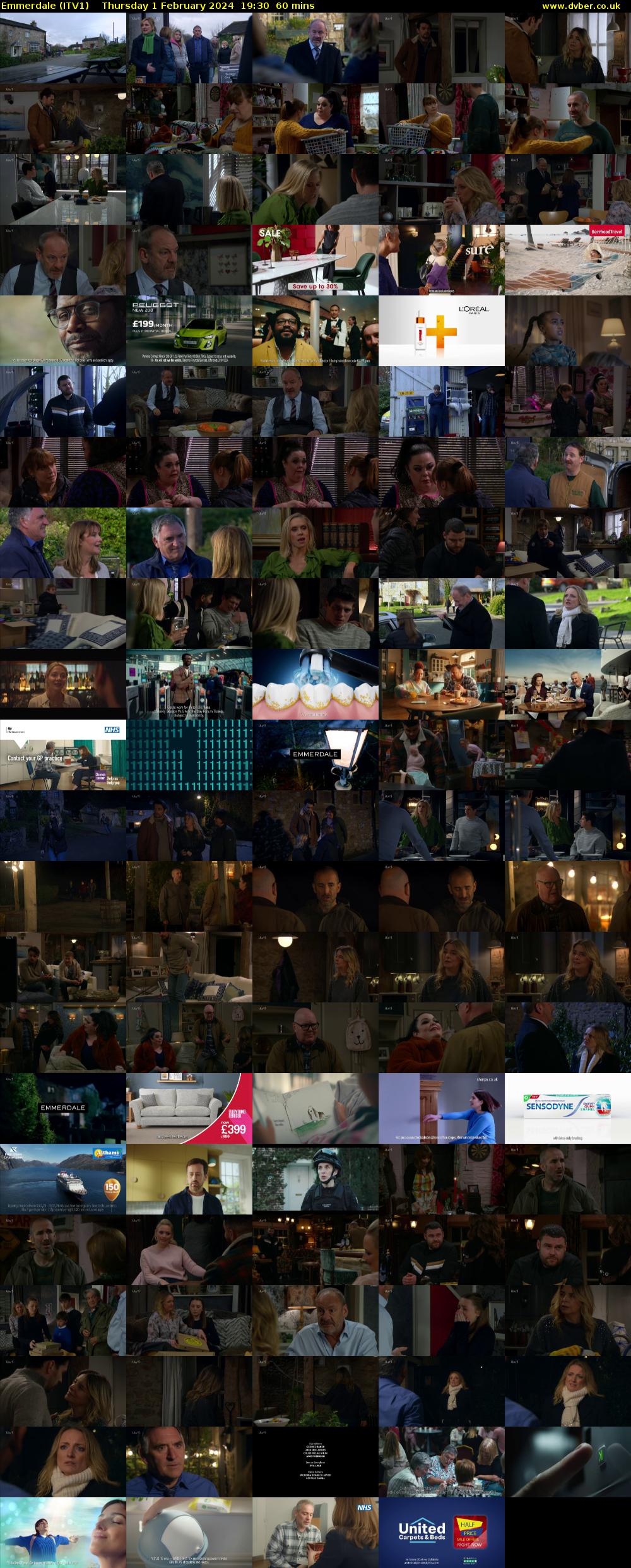 Emmerdale (ITV1) Thursday 1 February 2024 19:30 - 20:30