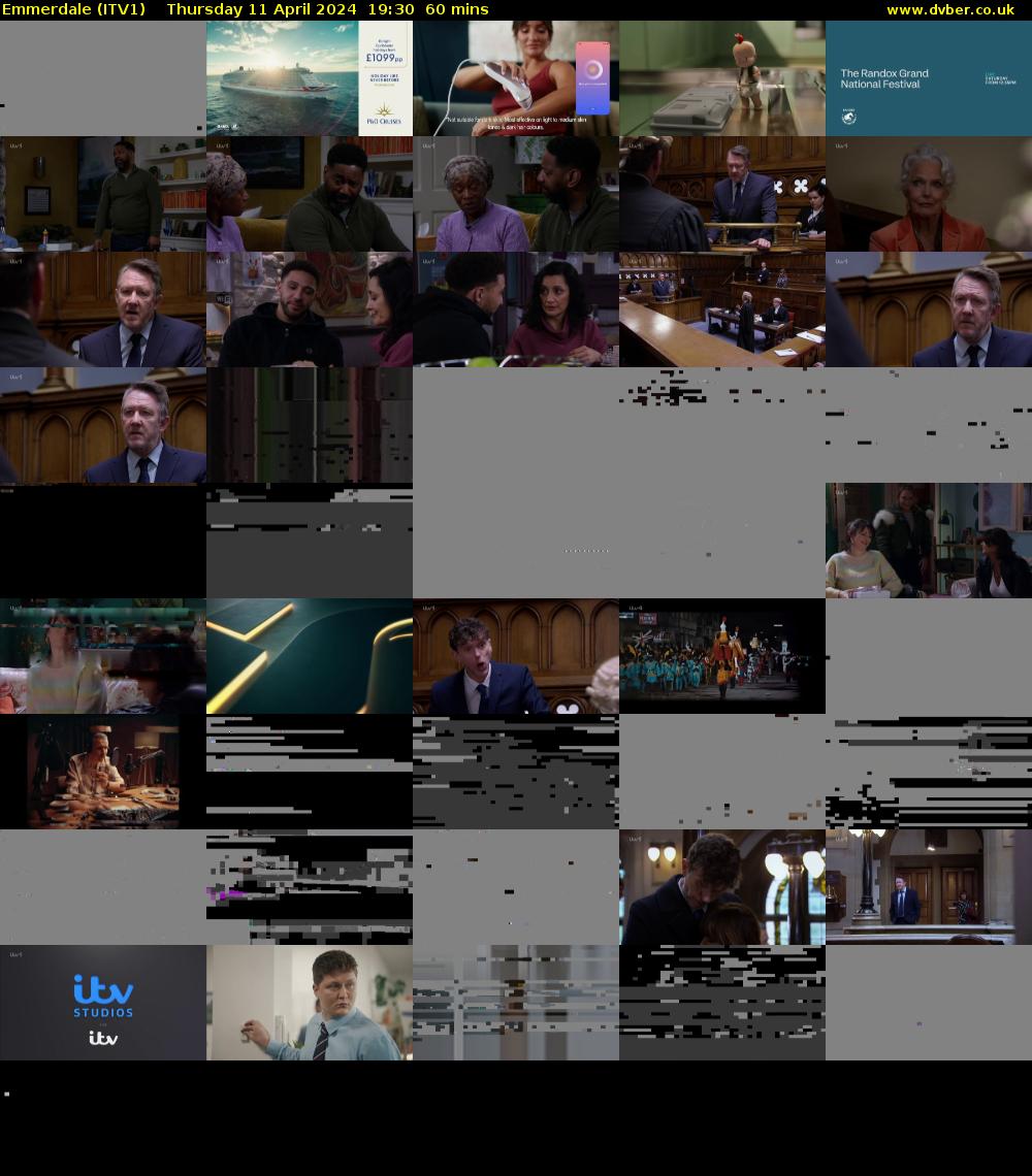 Emmerdale (ITV1) Thursday 11 April 2024 19:30 - 20:30
