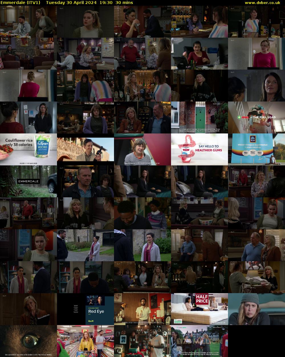 Emmerdale (ITV1) Tuesday 30 April 2024 19:30 - 20:00