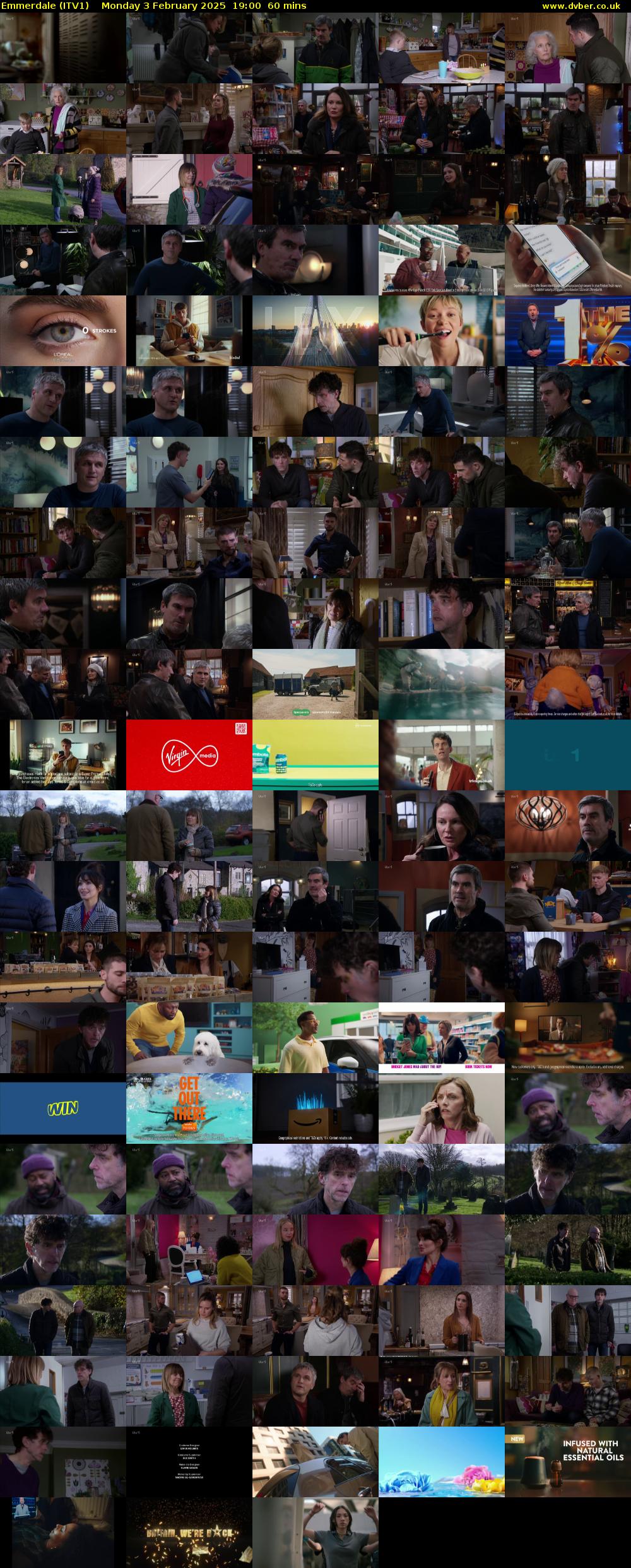 Emmerdale (ITV1) Monday 3 February 2025 19:00 - 20:00