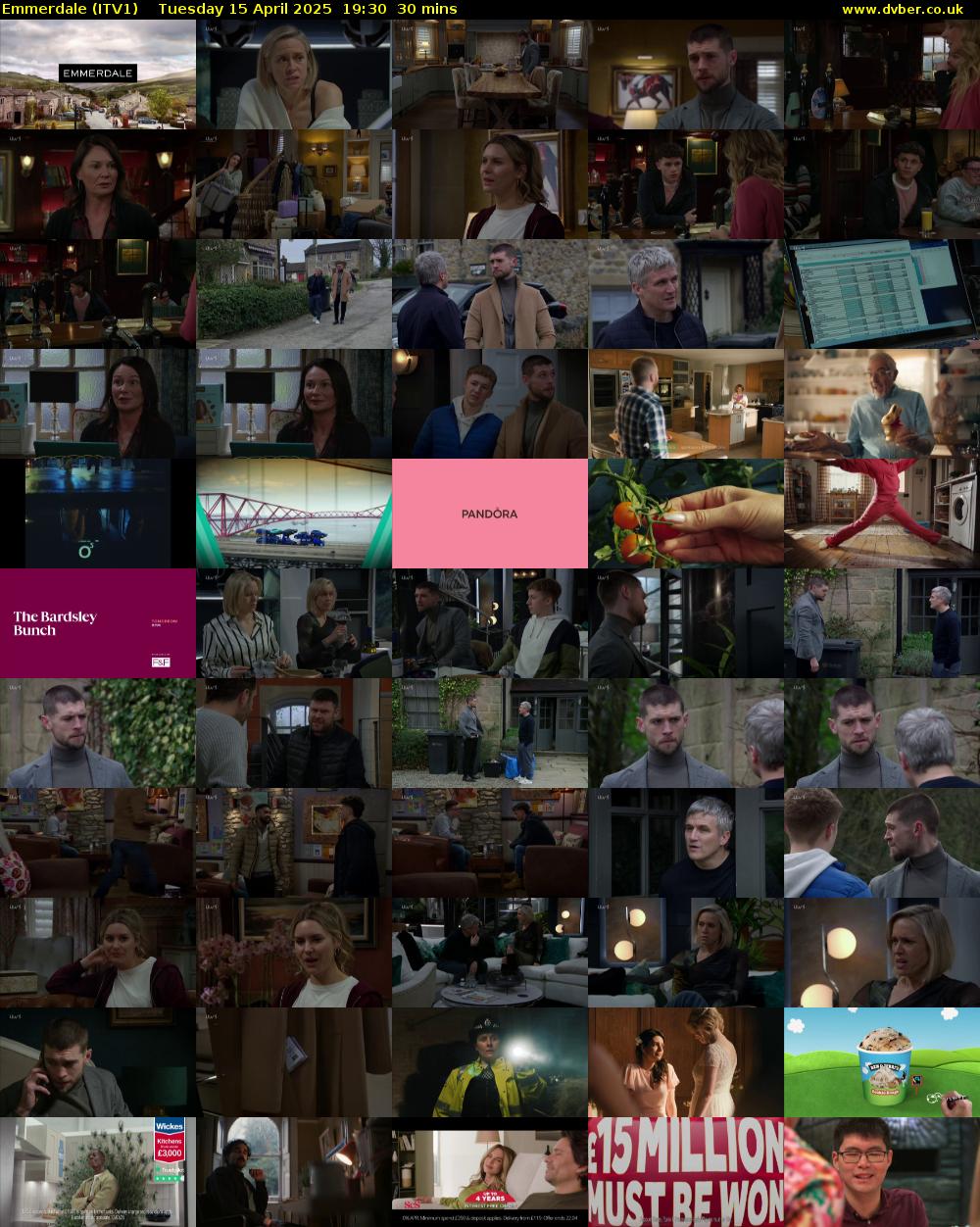 Emmerdale (ITV1) Tuesday 15 April 2025 19:30 - 20:00