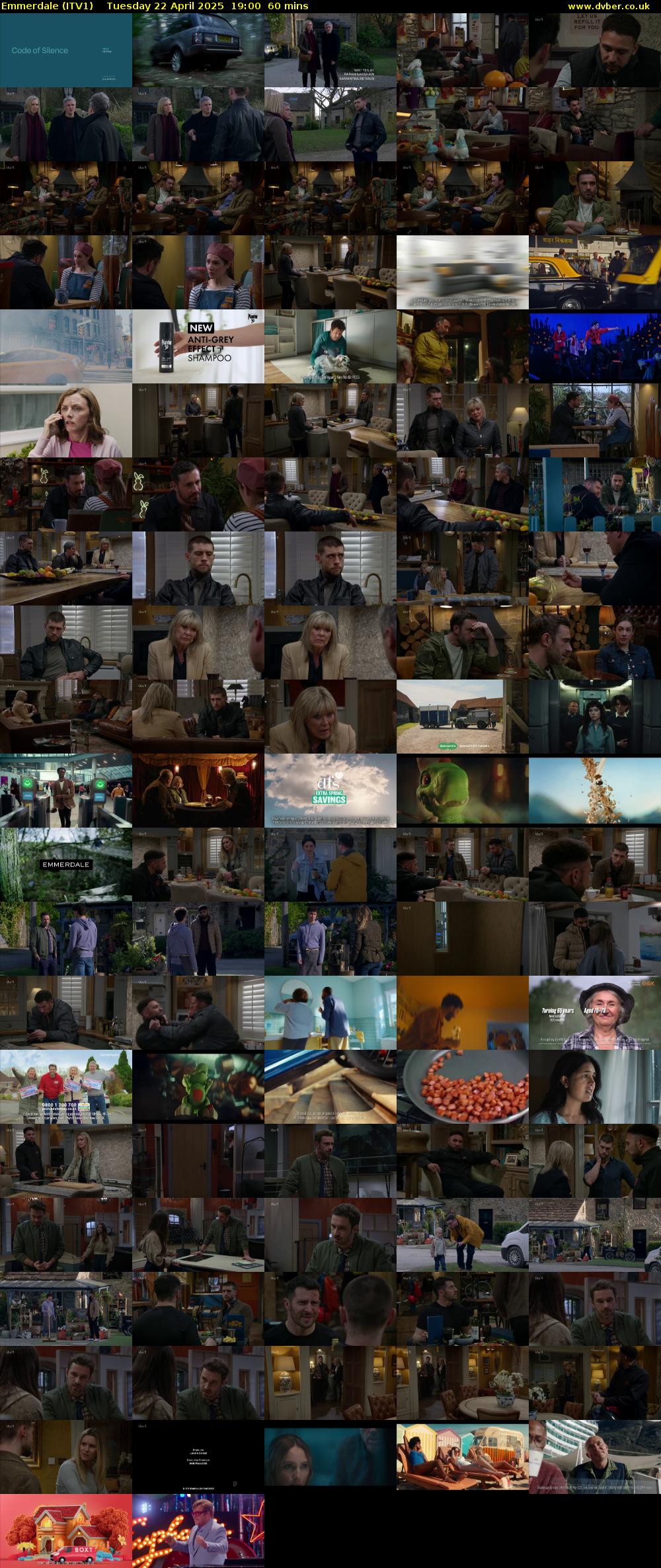 Emmerdale (ITV1) Tuesday 22 April 2025 19:00 - 20:00