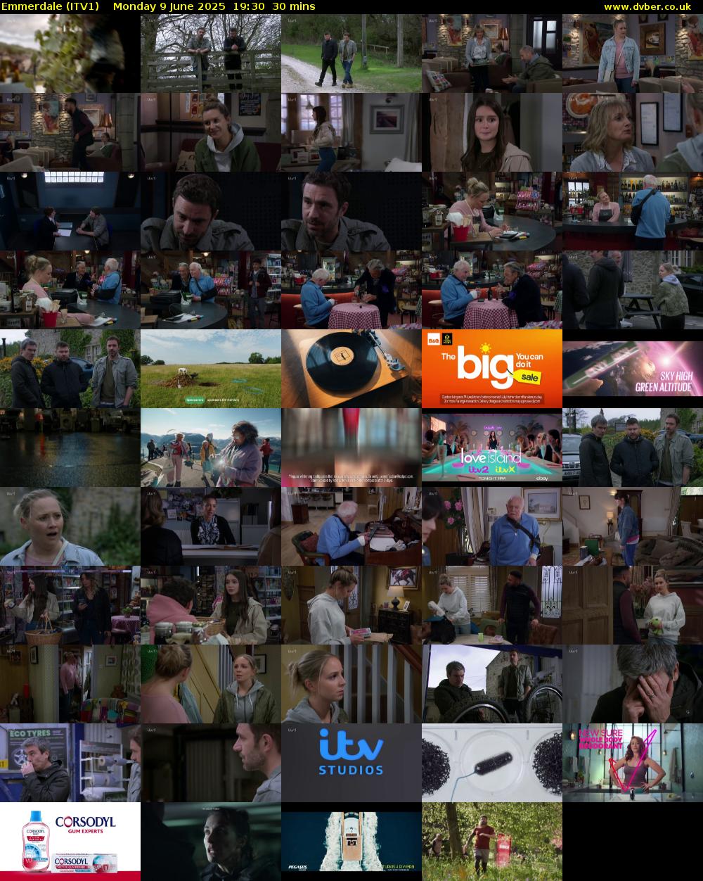 Emmerdale (ITV1) Monday 9 June 2025 19:30 - 20:00