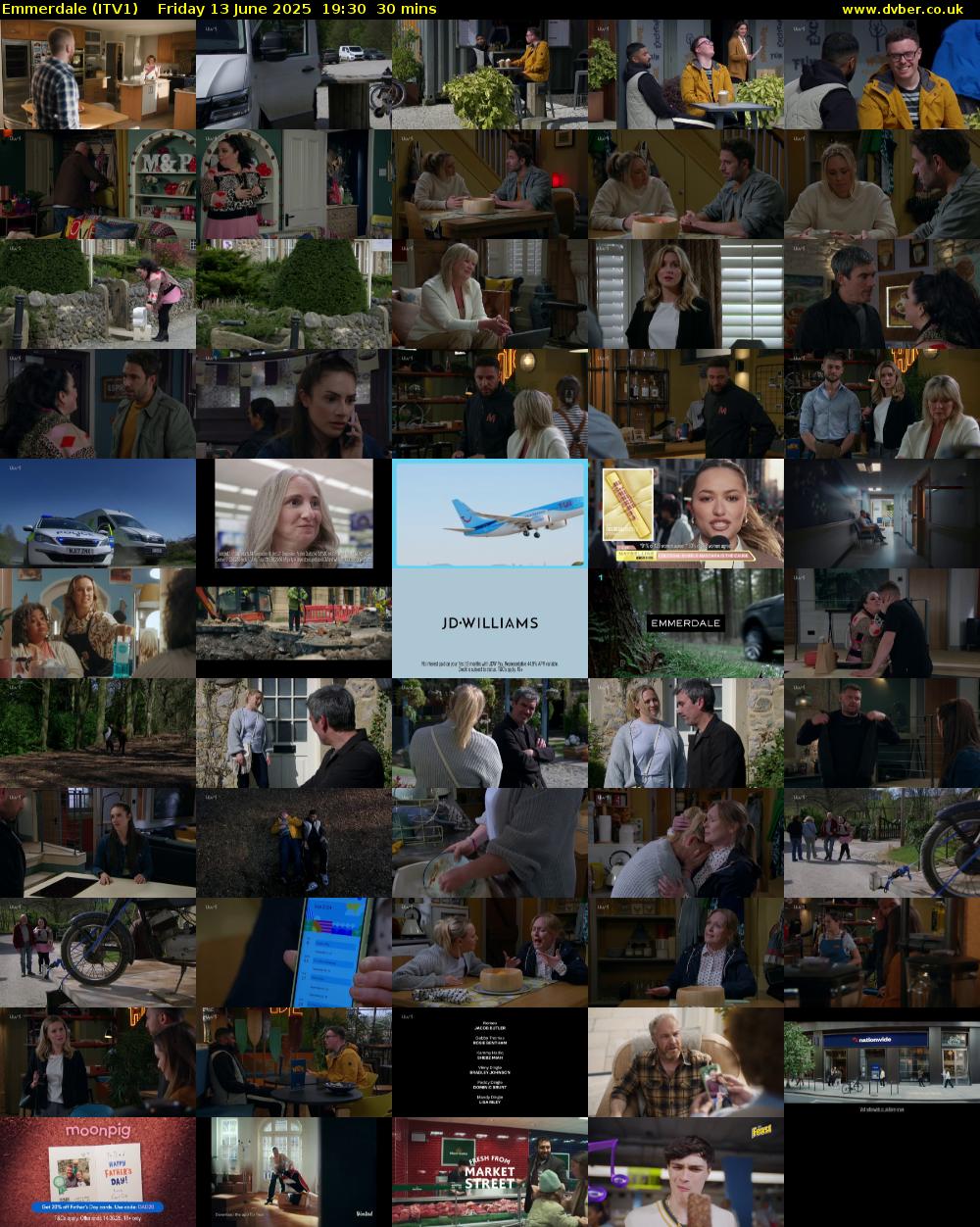 Emmerdale (ITV1) Friday 13 June 2025 19:30 - 20:00