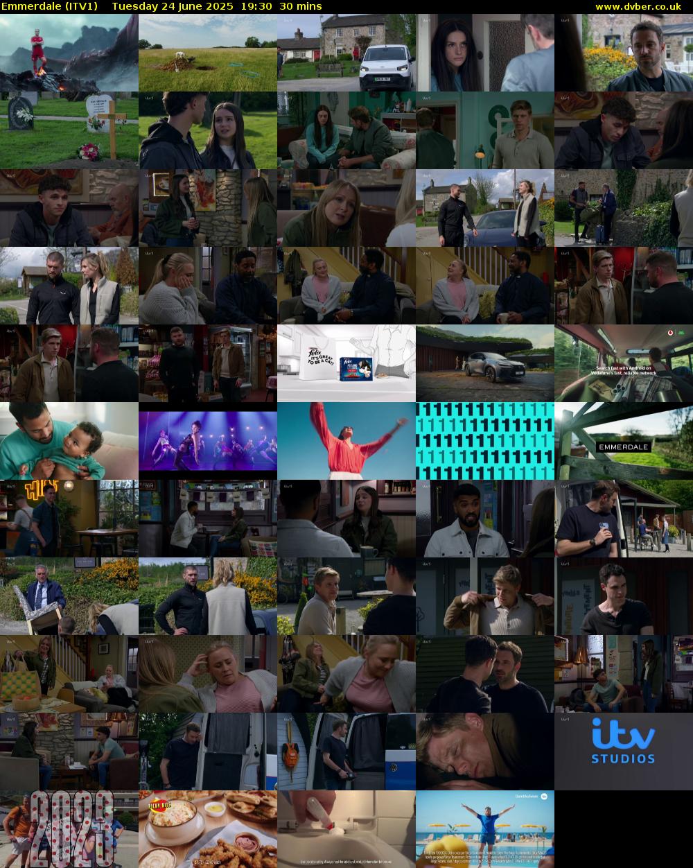 Emmerdale (ITV1) Tuesday 24 June 2025 19:30 - 20:00