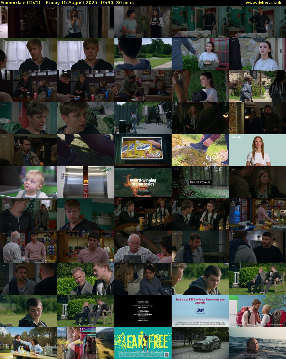 Emmerdale (ITV1) Friday 15 August 2025 19:30 - 20:00
