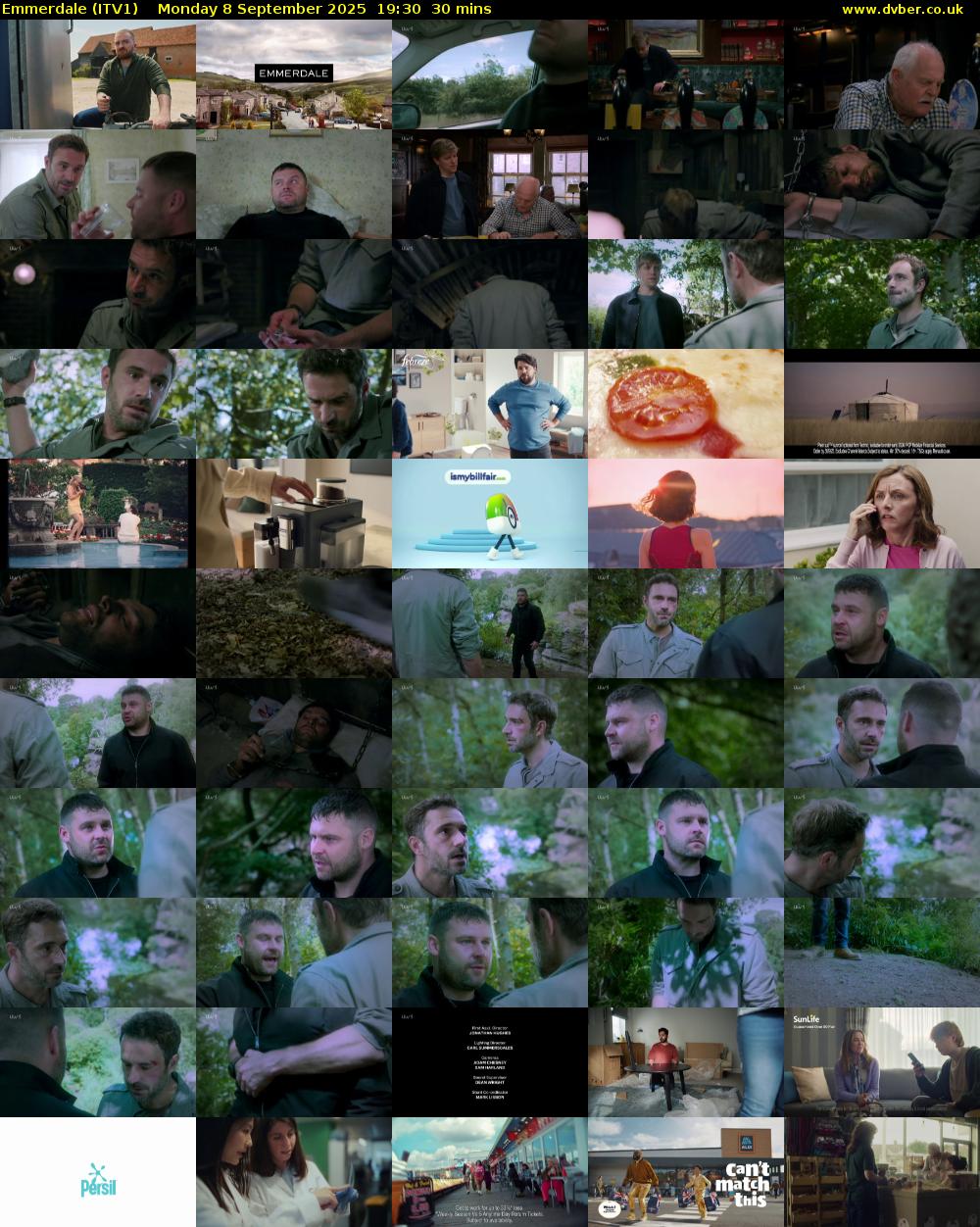 Emmerdale (ITV1) Monday 8 September 2025 19:30 - 20:00