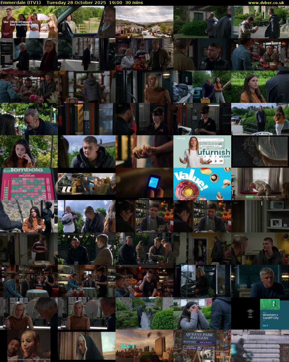 Emmerdale (ITV1) Tuesday 28 October 2025 19:00 - 19:30