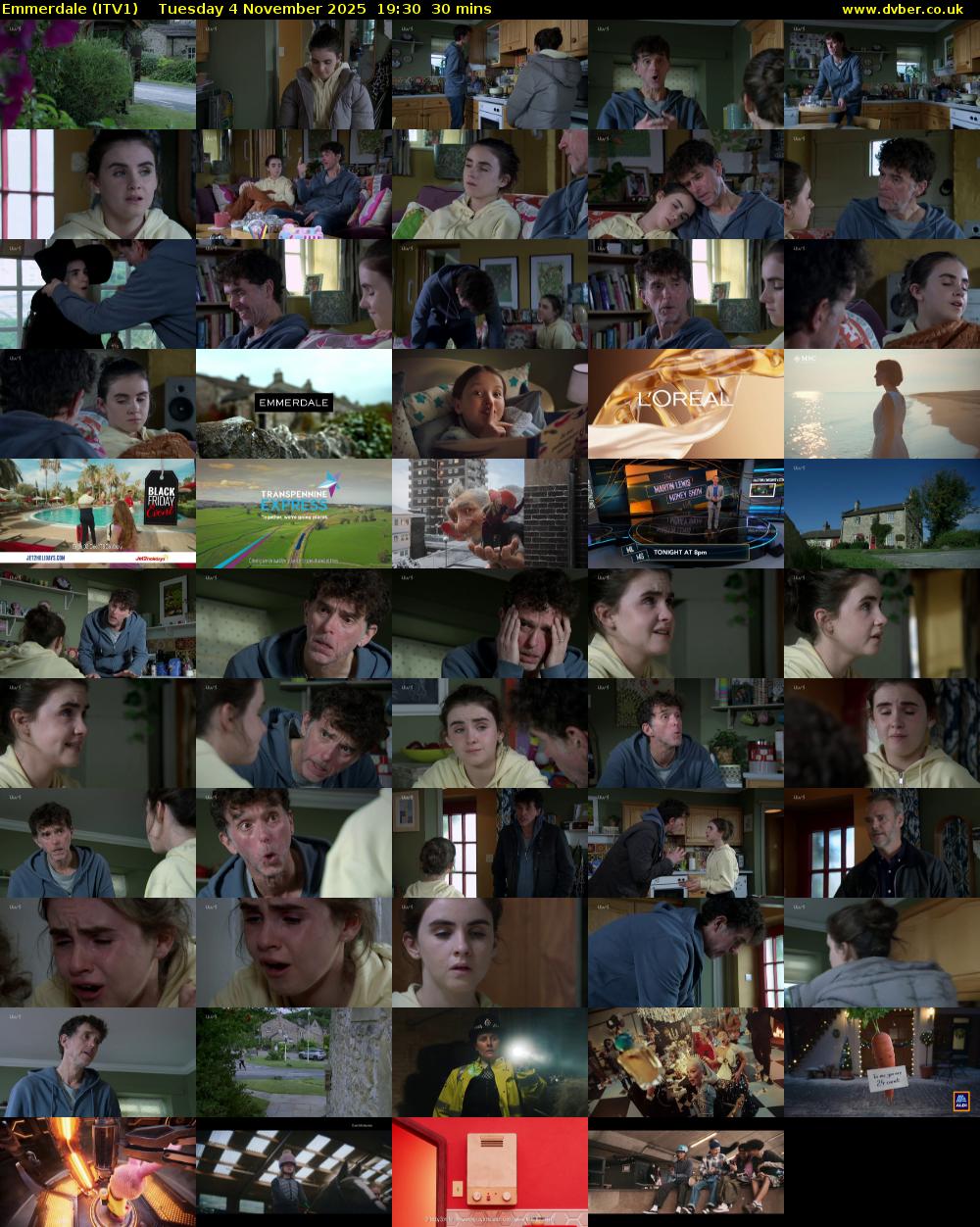 Emmerdale (ITV1) Tuesday 4 November 2025 19:30 - 20:00