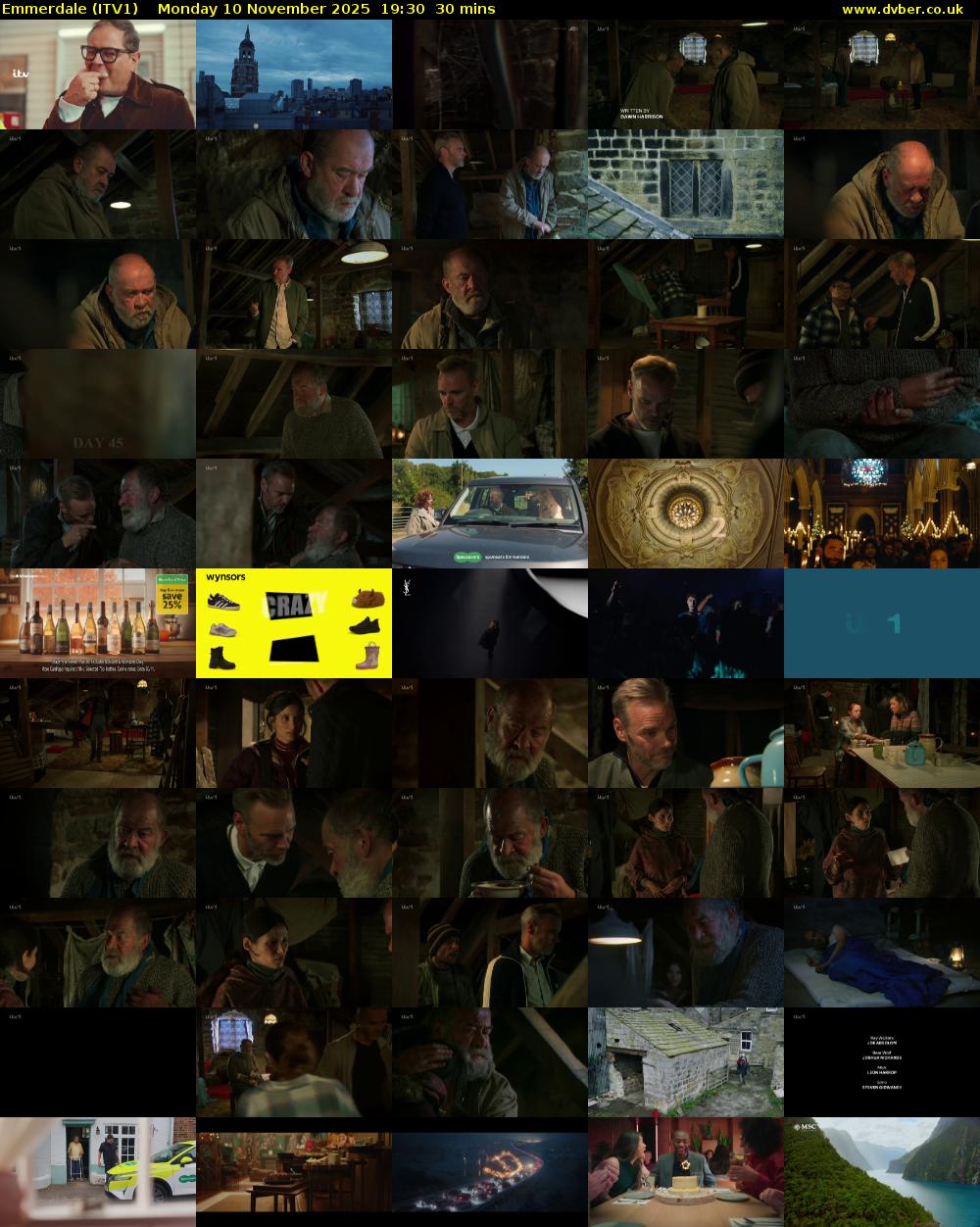 Emmerdale (ITV1) Monday 10 November 2025 19:30 - 20:00