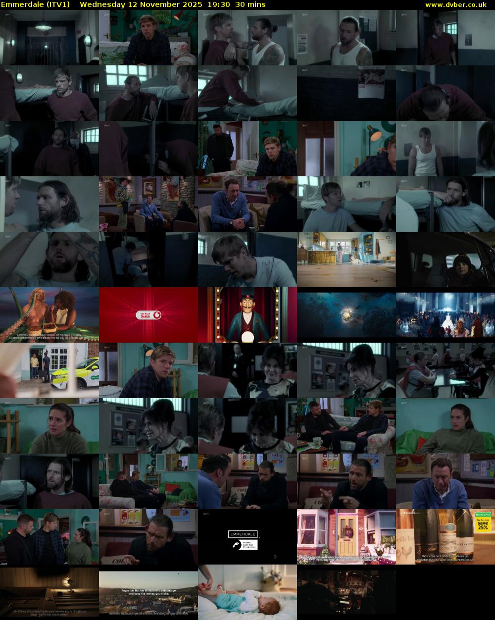 Emmerdale (ITV1) Wednesday 12 November 2025 19:30 - 20:00