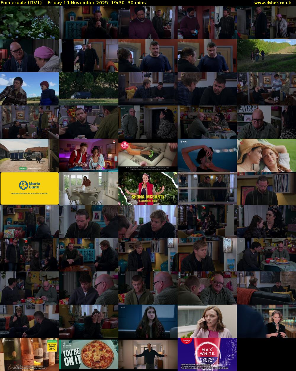Emmerdale (ITV1) Friday 14 November 2025 19:30 - 20:00