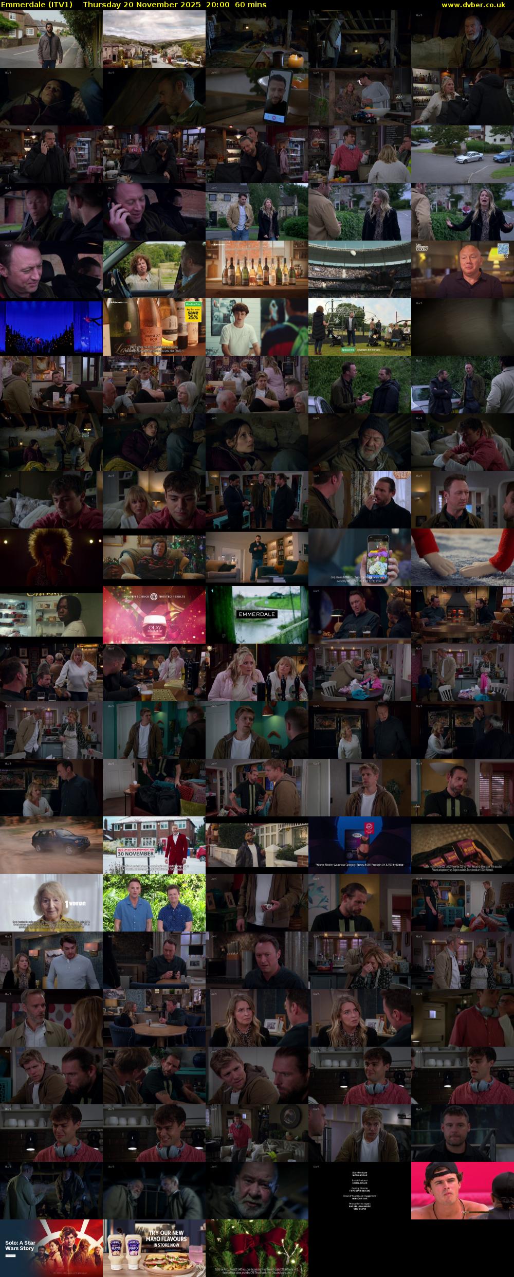 Emmerdale (ITV1) Thursday 20 November 2025 20:00 - 21:00