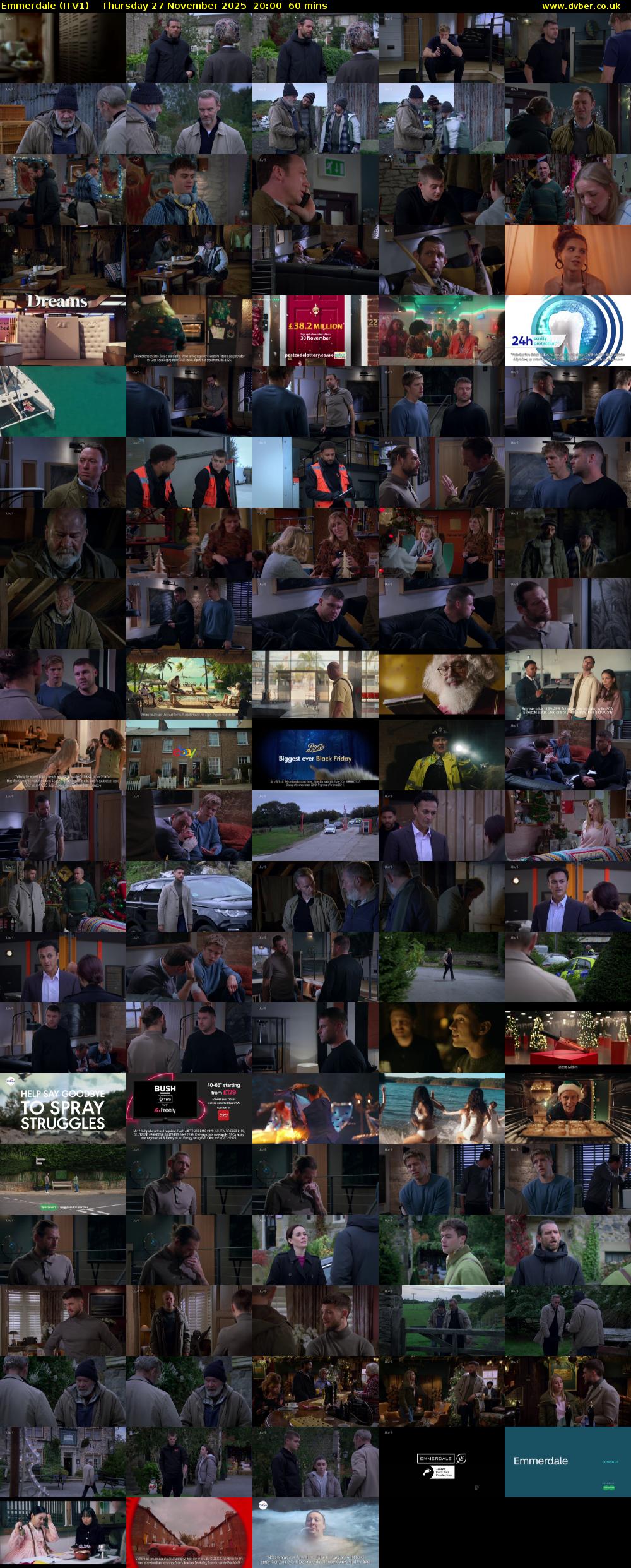 Emmerdale (ITV1) Thursday 27 November 2025 20:00 - 21:00