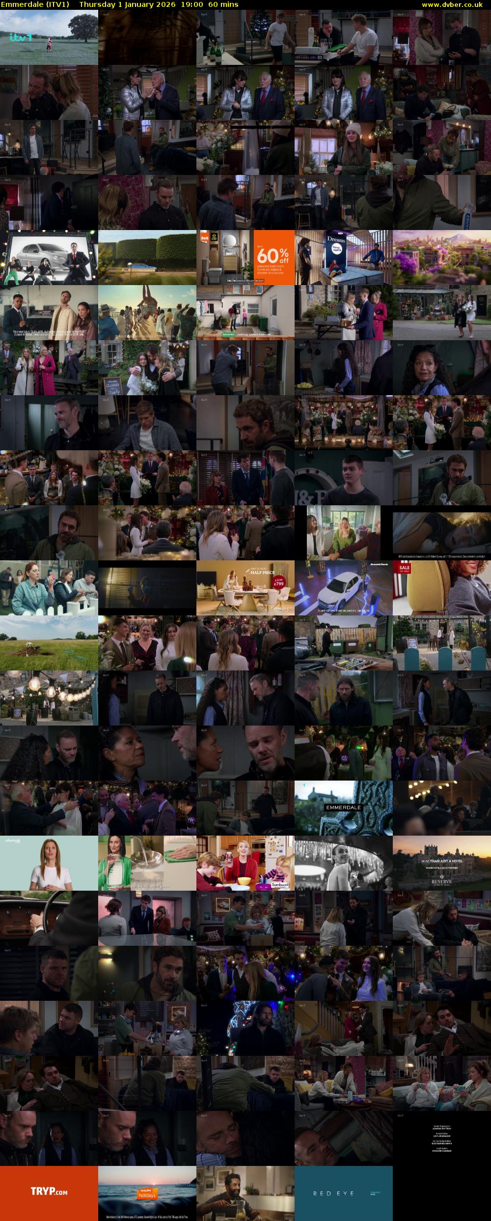 Emmerdale (ITV1) Thursday 1 January 2026 19:00 - 20:00