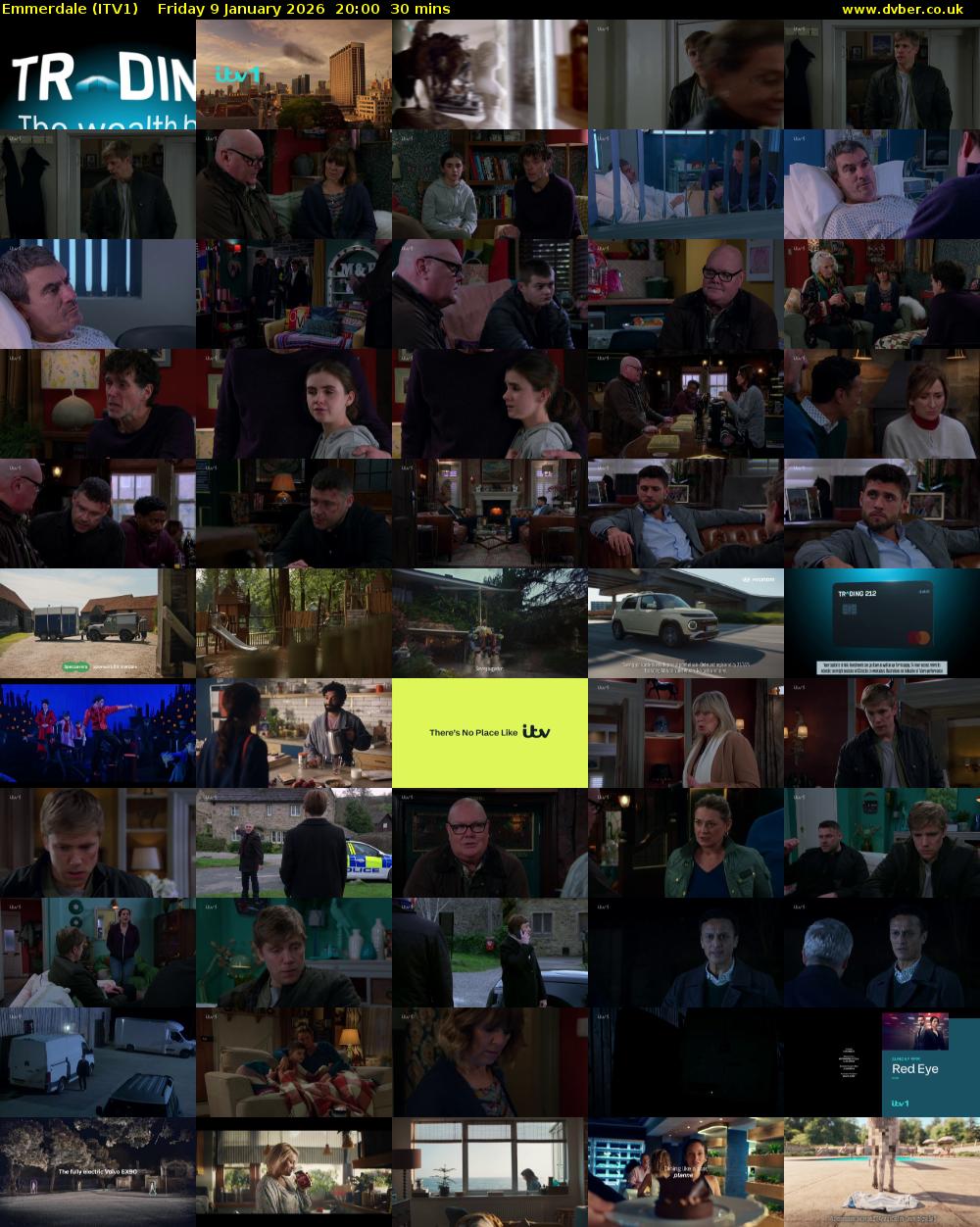 Emmerdale (ITV1) Friday 9 January 2026 20:00 - 20:30