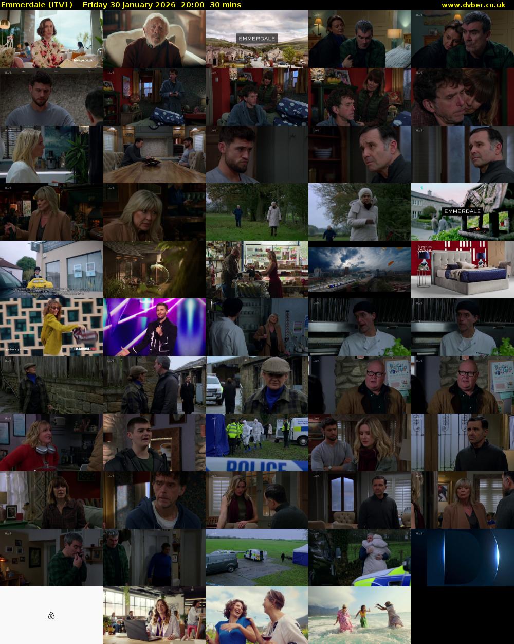 Emmerdale (ITV1) Friday 30 January 2026 20:00 - 20:30