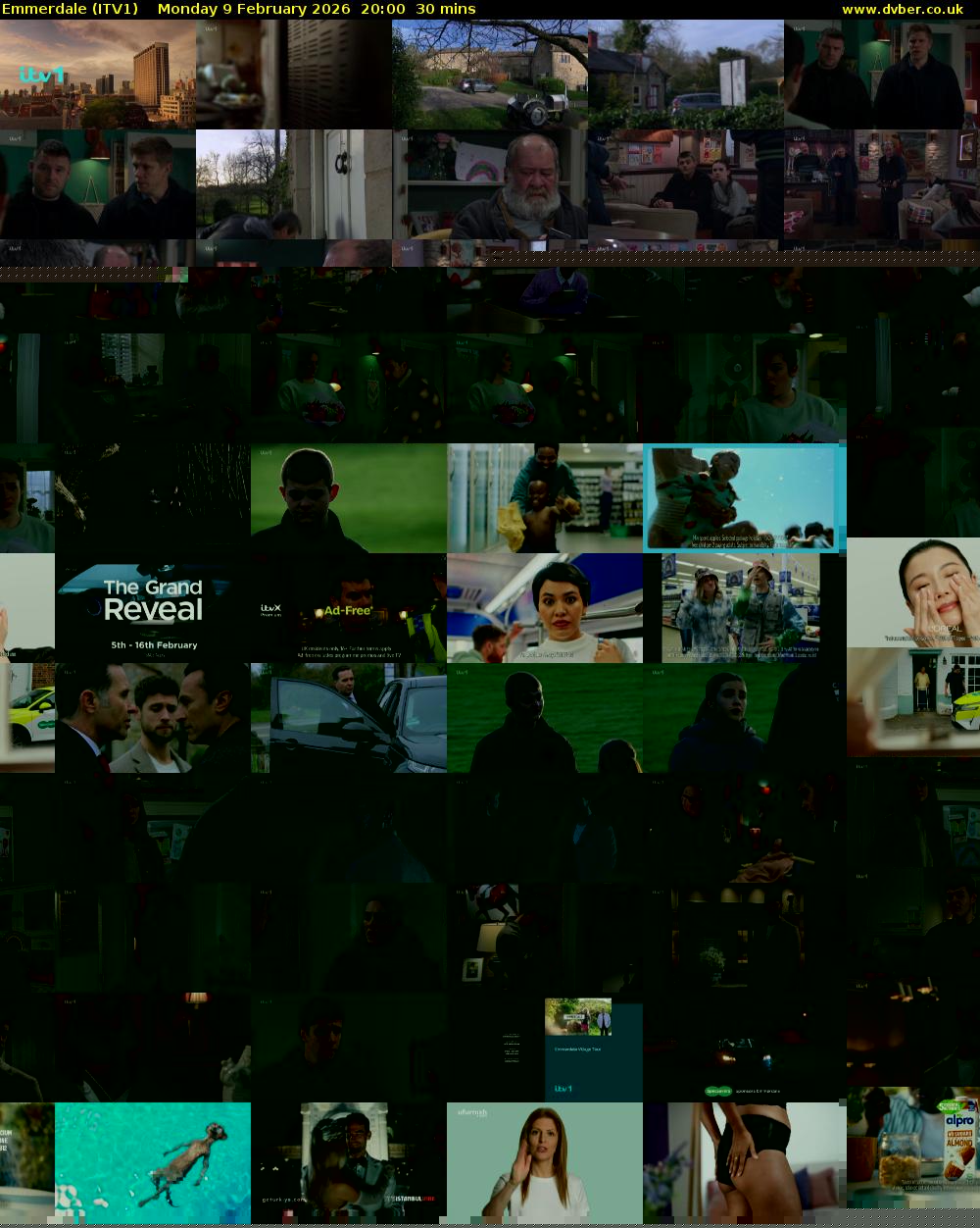 Emmerdale (ITV1) Monday 9 February 2026 20:00 - 20:30