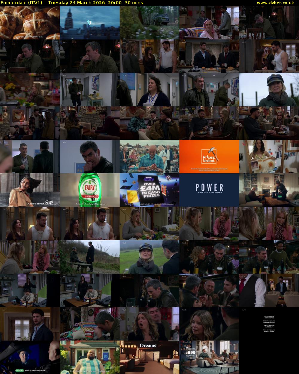 Emmerdale (ITV1) Tuesday 24 March 2026 20:00 - 20:30